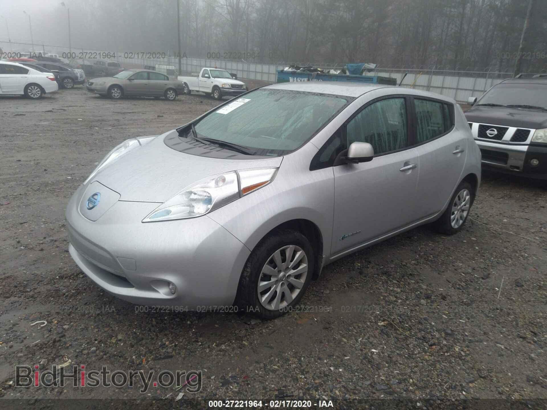 2013 NISSAN LEAF - VIN: 1N4AZ0CP1DC424509 - Фото 2