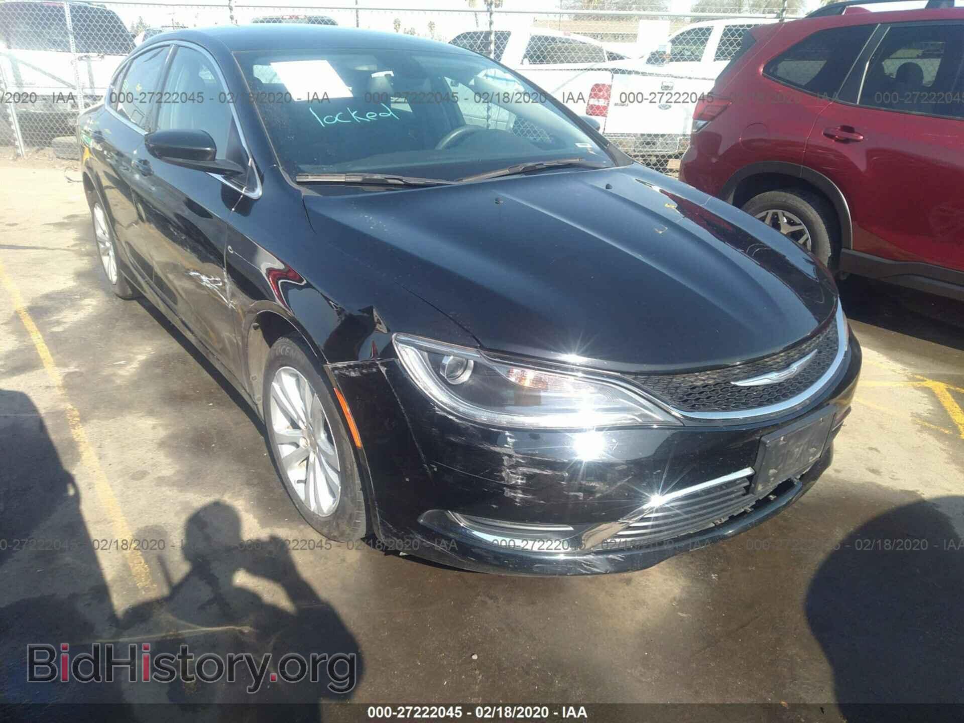 Фотография 1C3CCCAB9GN163740 - CHRYSLER 200 2016