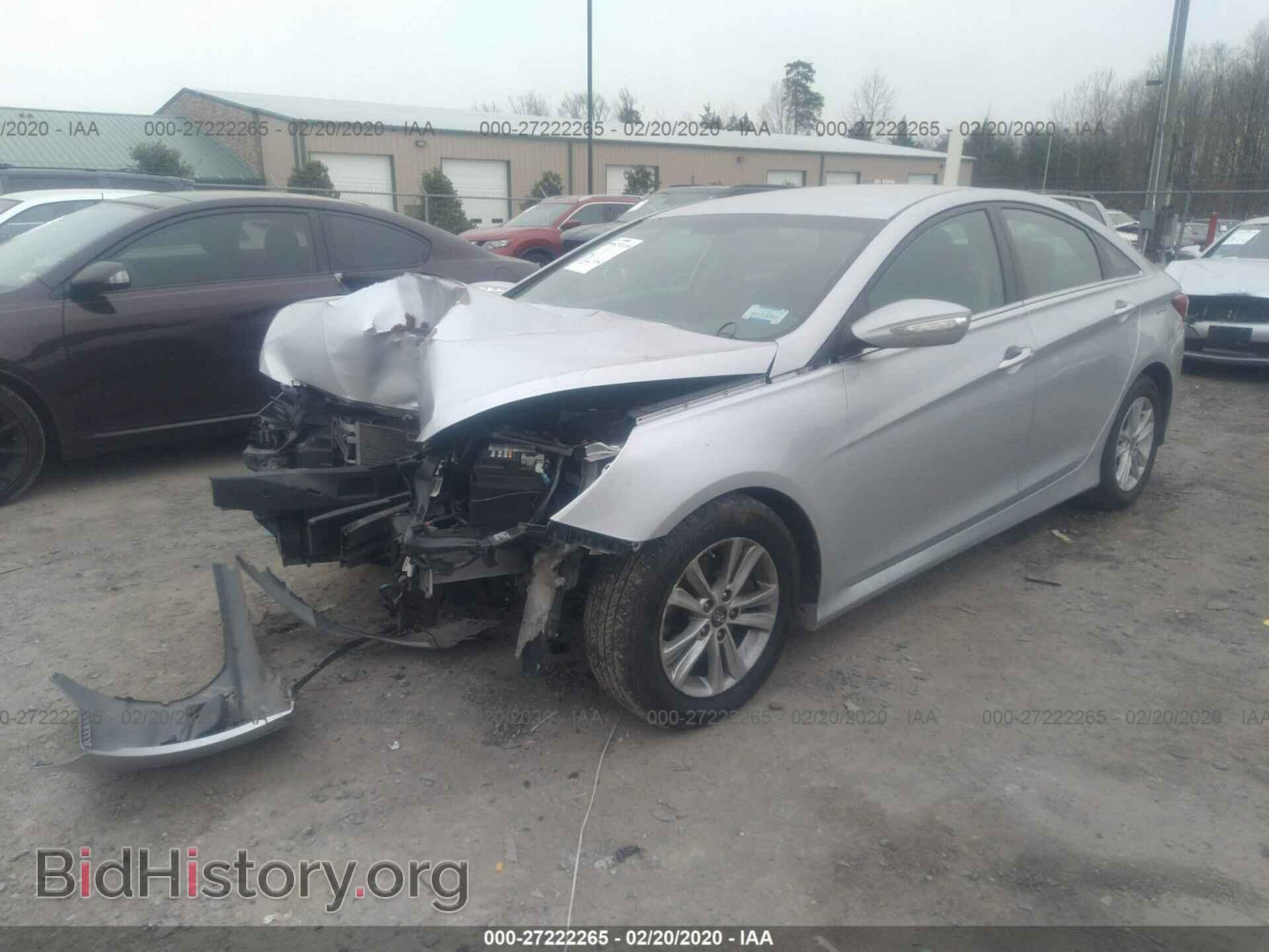2014 HYUNDAI SONATA - VIN: 5NPEB4AC1EH850097 - Фото 2