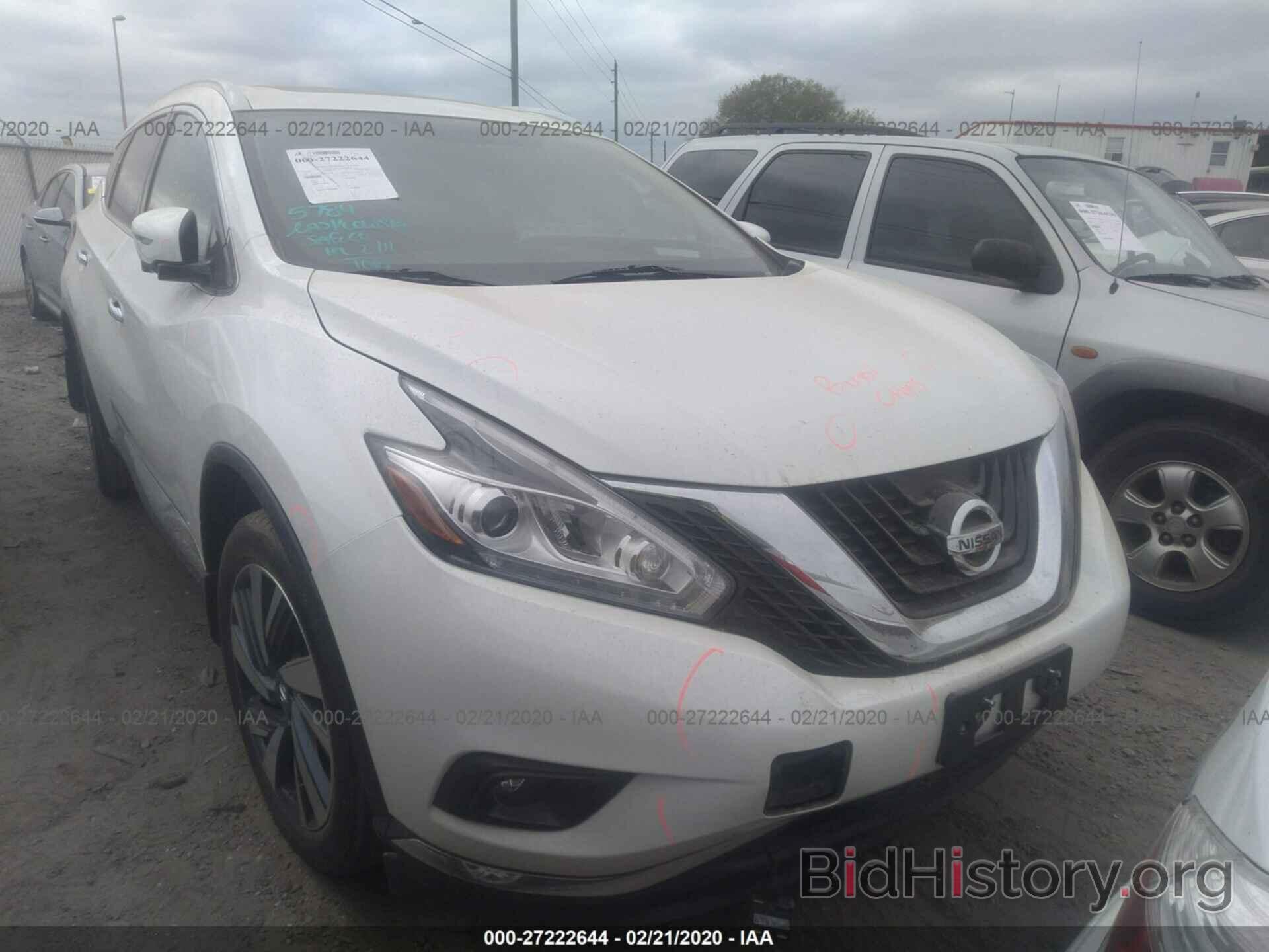 Photo 5N1AZ2MH9JN156088 - NISSAN MURANO 2018