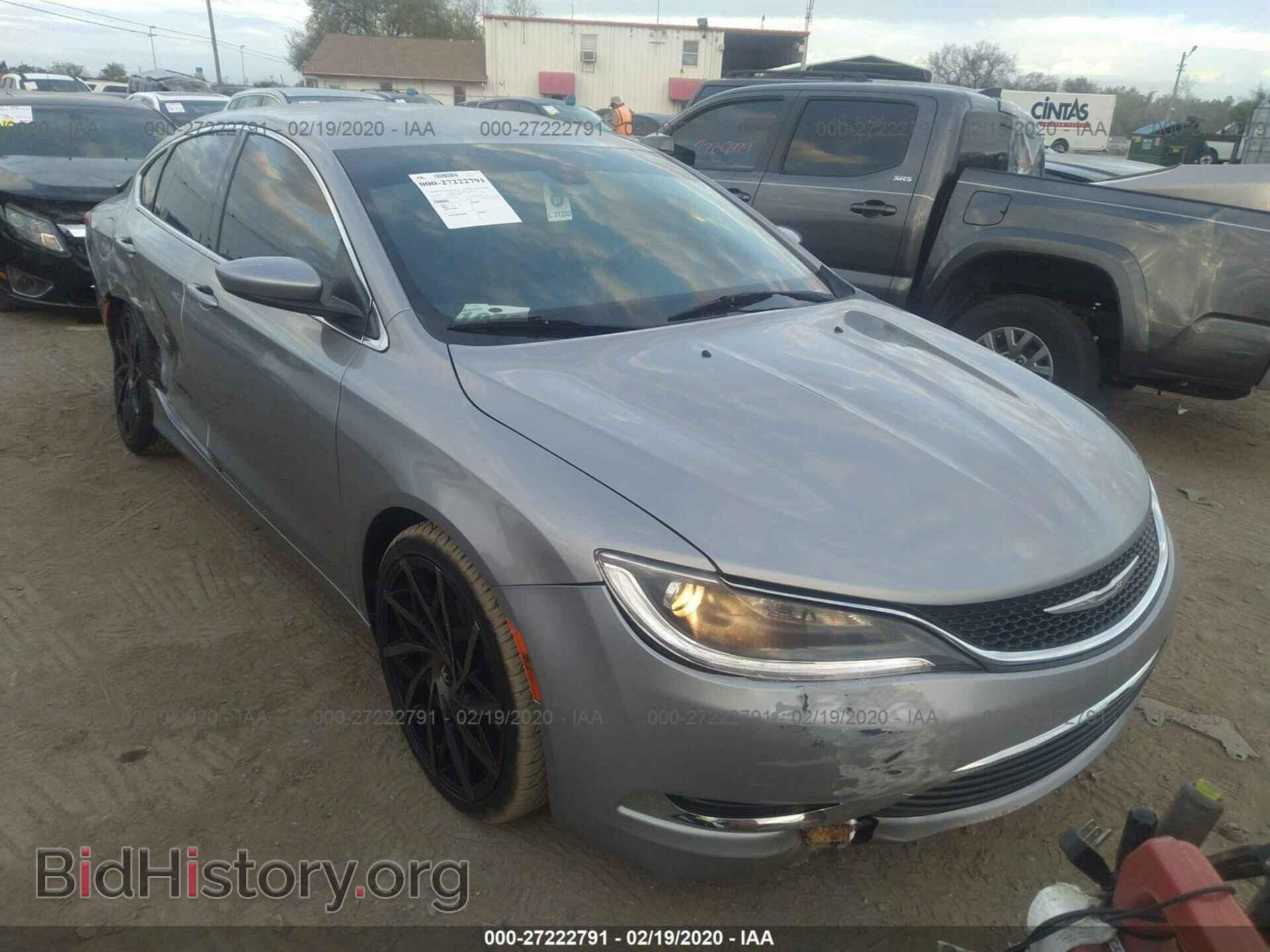 Photo 1C3CCCAB8FN669722 - CHRYSLER 200 2015