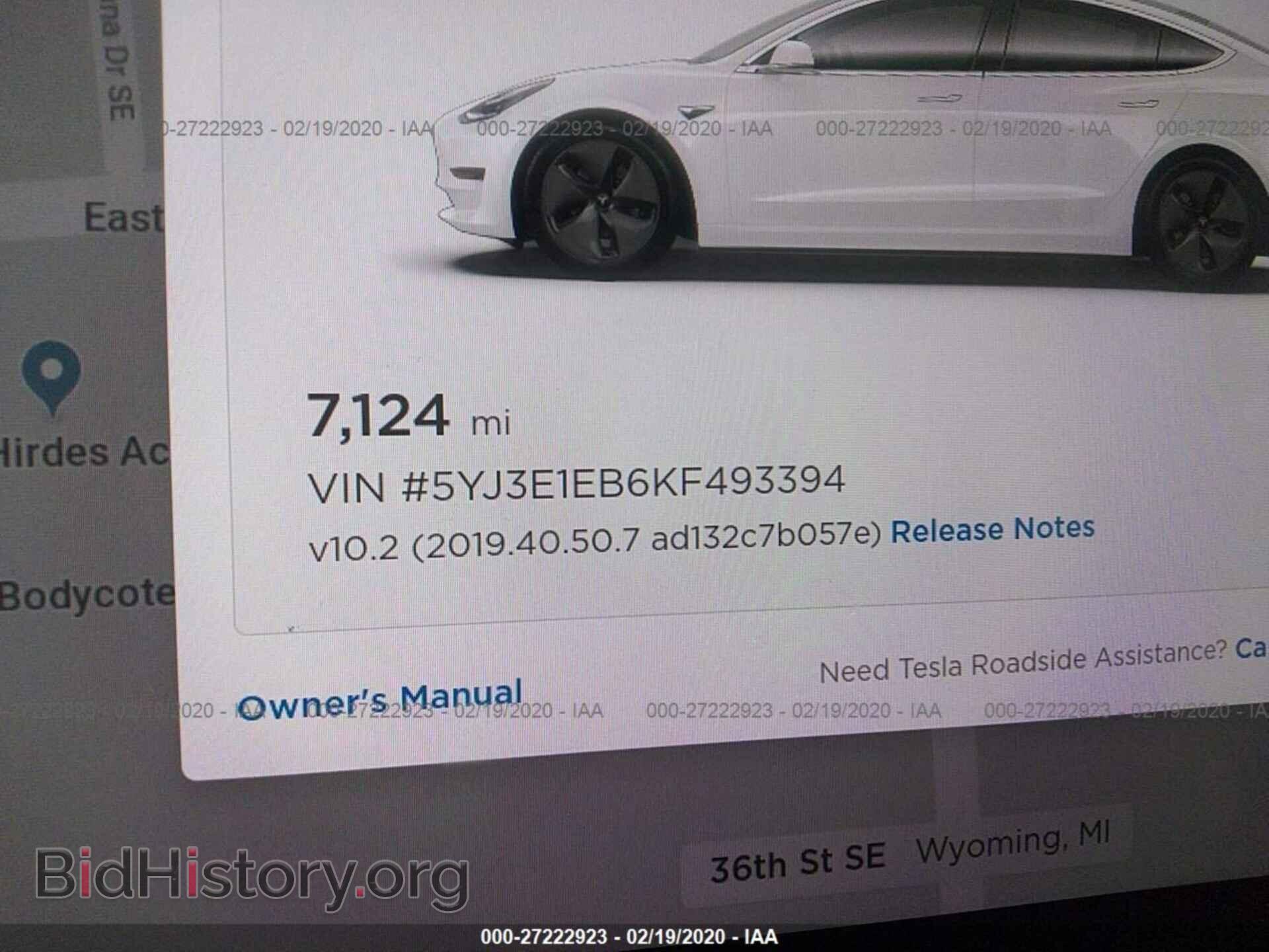 2019 TESLA MODEL 3 - VIN: 5YJ3E1EB6KF493394 - Photo 7
