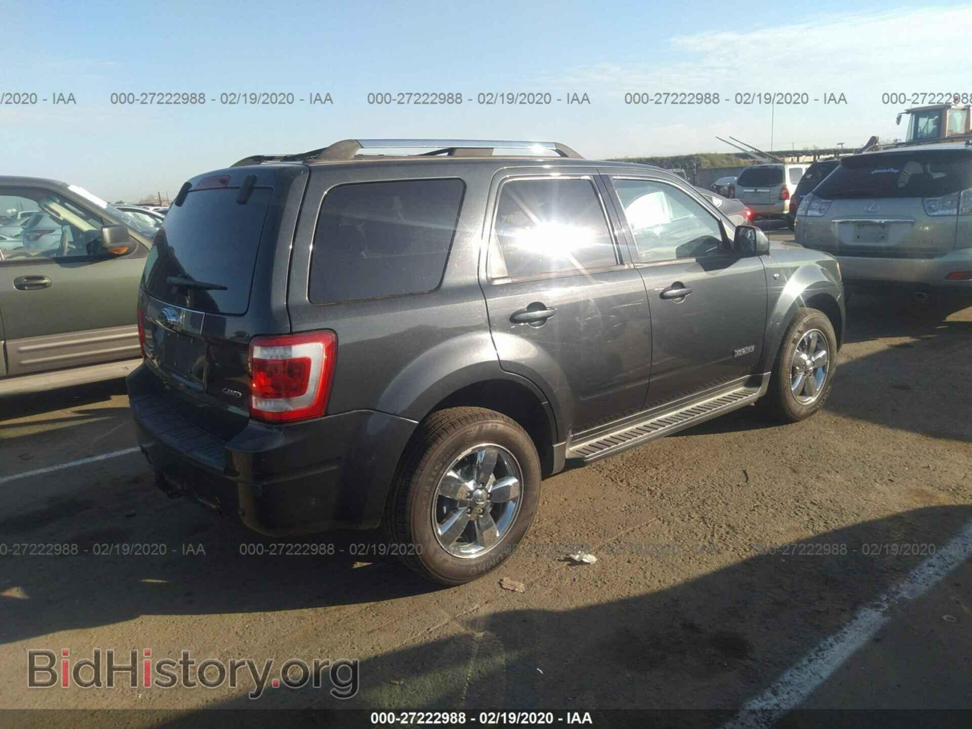 2008 FORD ESCAPE - VIN: 1FMCU941X8KB91978 - Фото 4