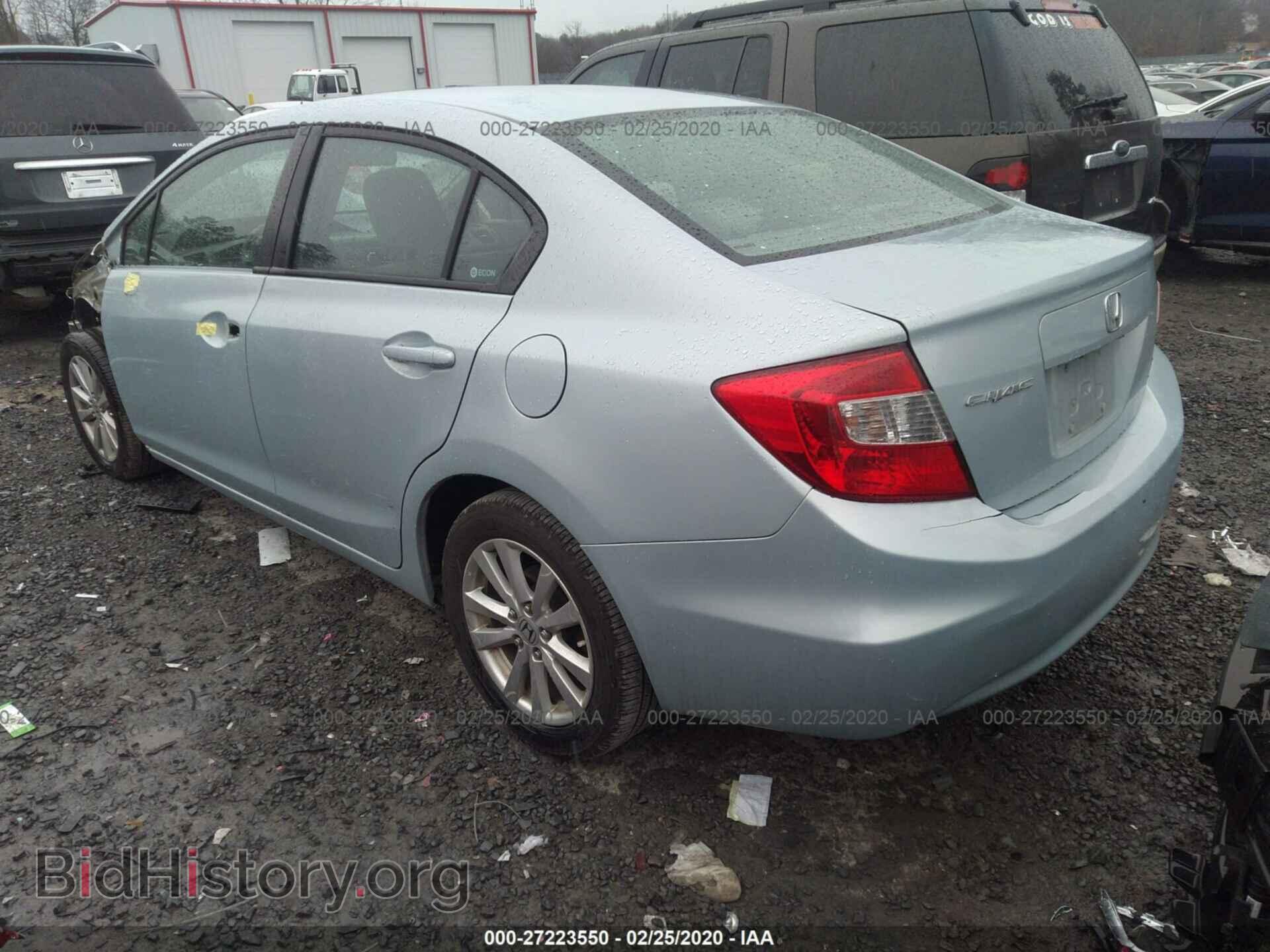 2012 HONDA CIVIC - VIN: 19XFB2F89CE317039 - Фото 3
