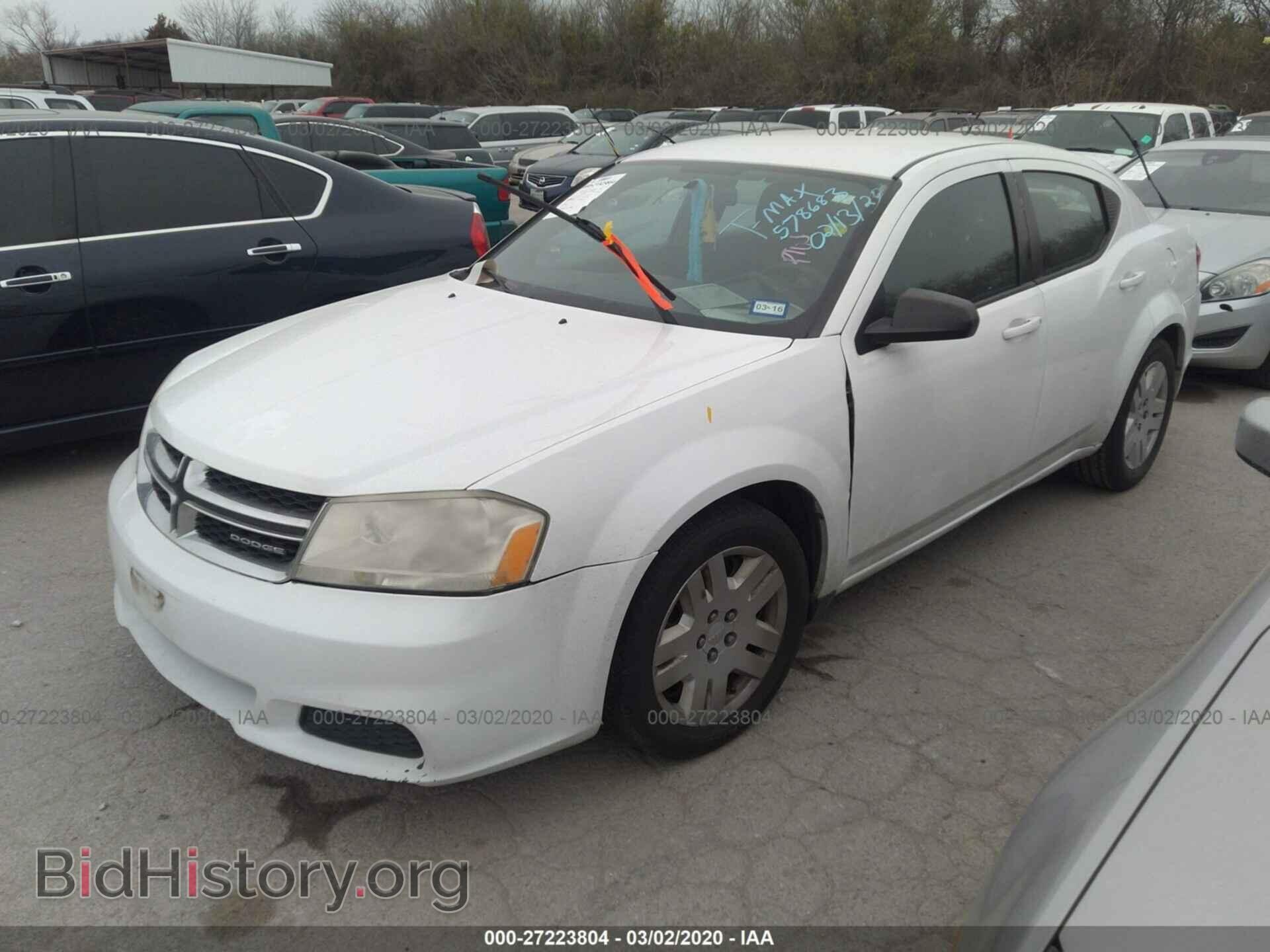2011 DODGE AVENGER - VIN: 1B3BD4FB9BN578683 - Фото 2