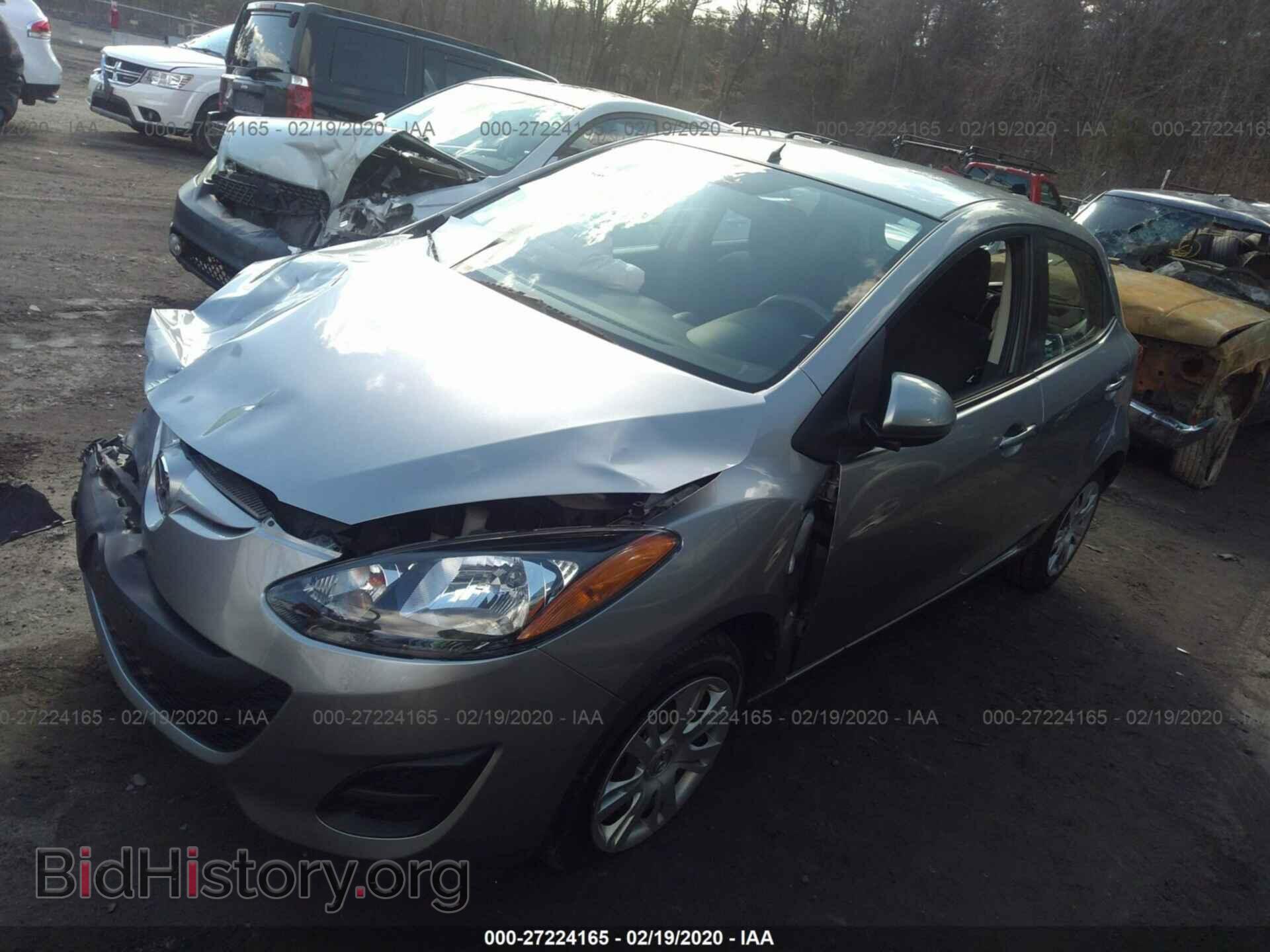 2011 MAZDA MAZDA2 - VIN: JM1DE1HZ1B0129055 - Фото 2