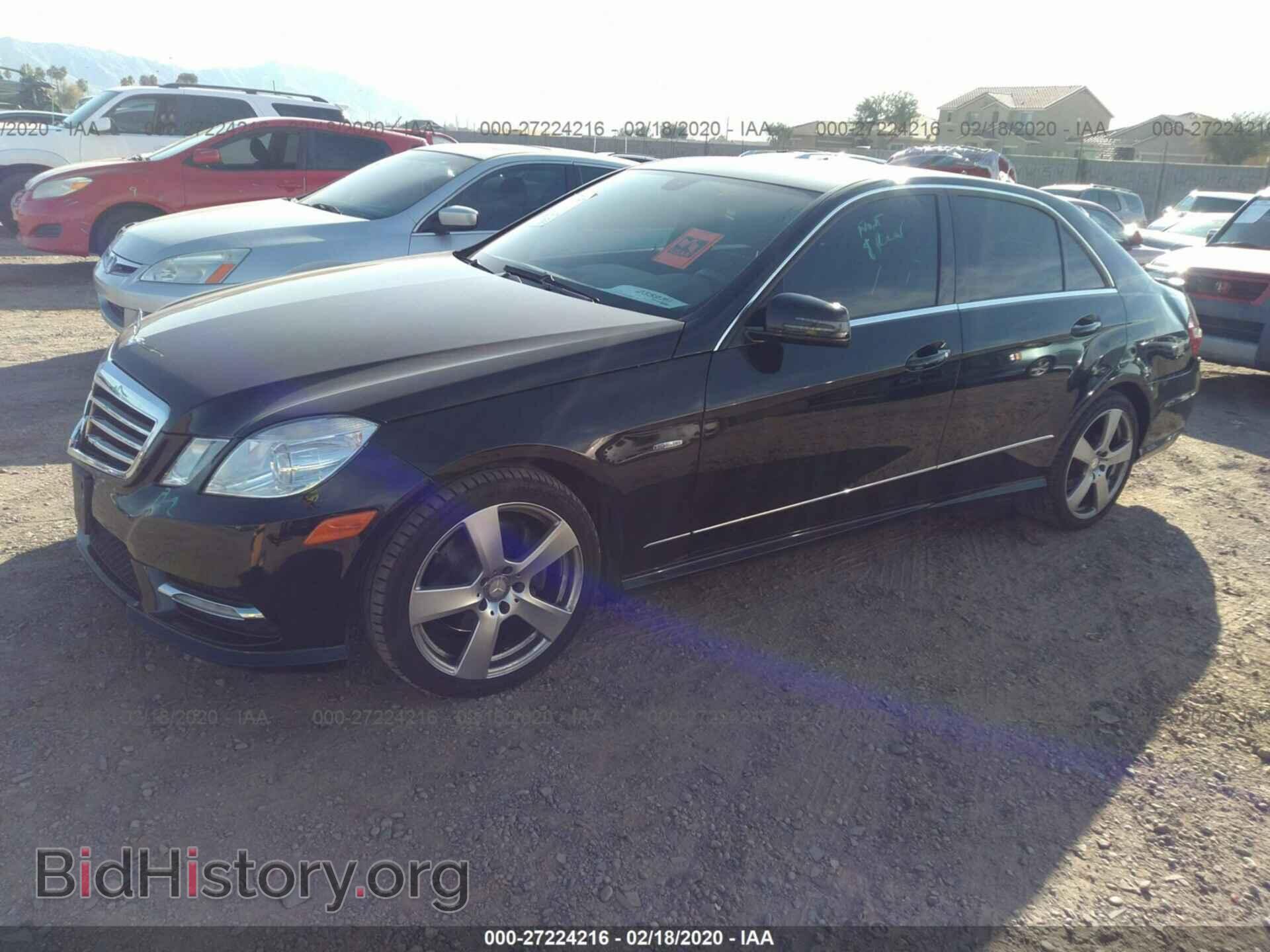 2012 MERCEDES-BENZ E - VIN: WDDHF5KB6CA588570 - Фото 2