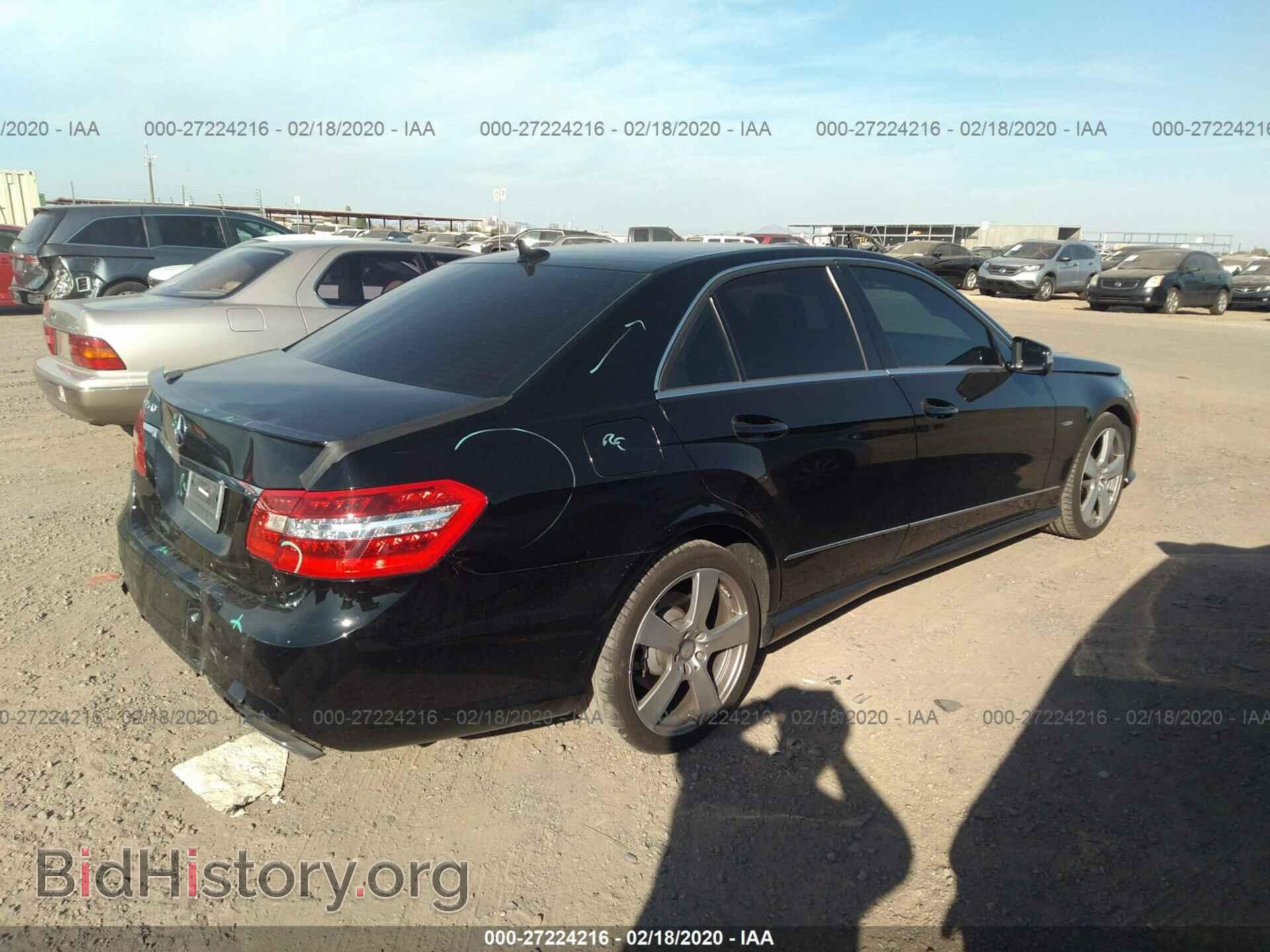 2012 MERCEDES-BENZ E - VIN: WDDHF5KB6CA588570 - Фото 4