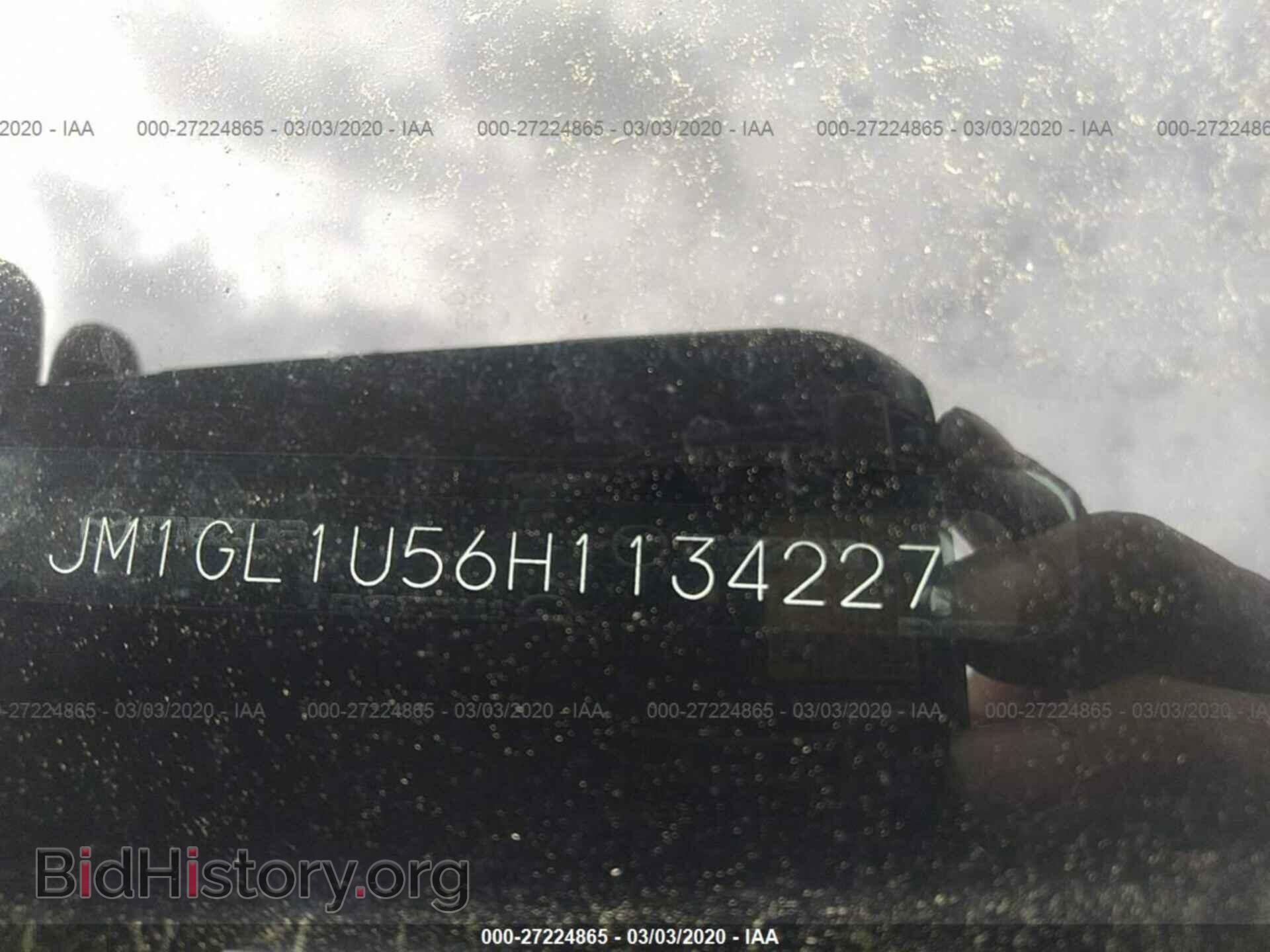 2017 MAZDA 6 - VIN: JM1GL1U56H1134227 - Фото 9