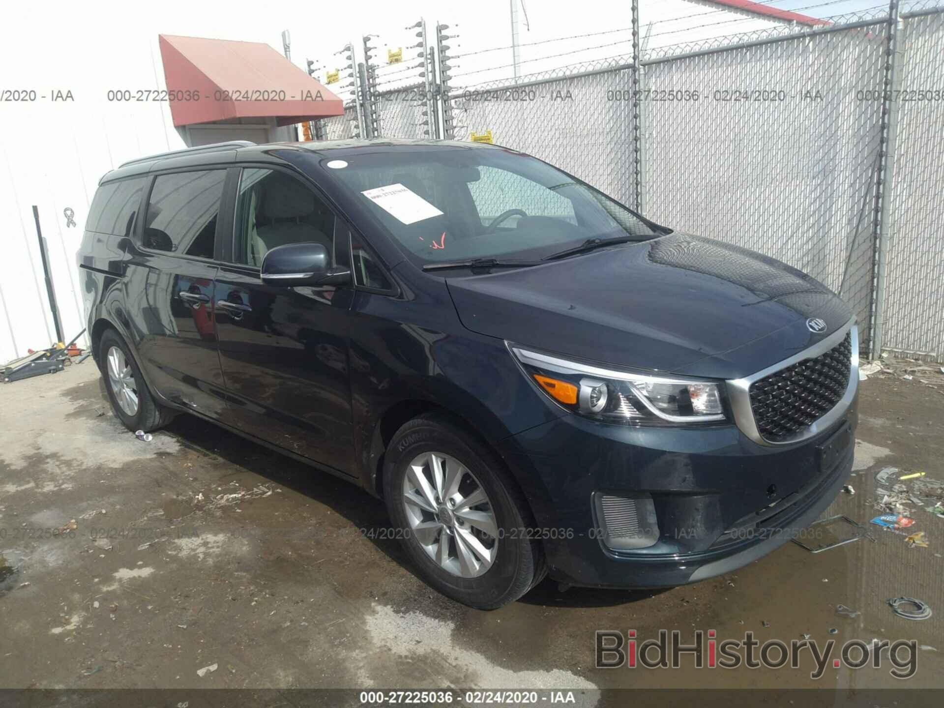 Photo KNDMB5C11G6086634 - KIA SEDONA 2016