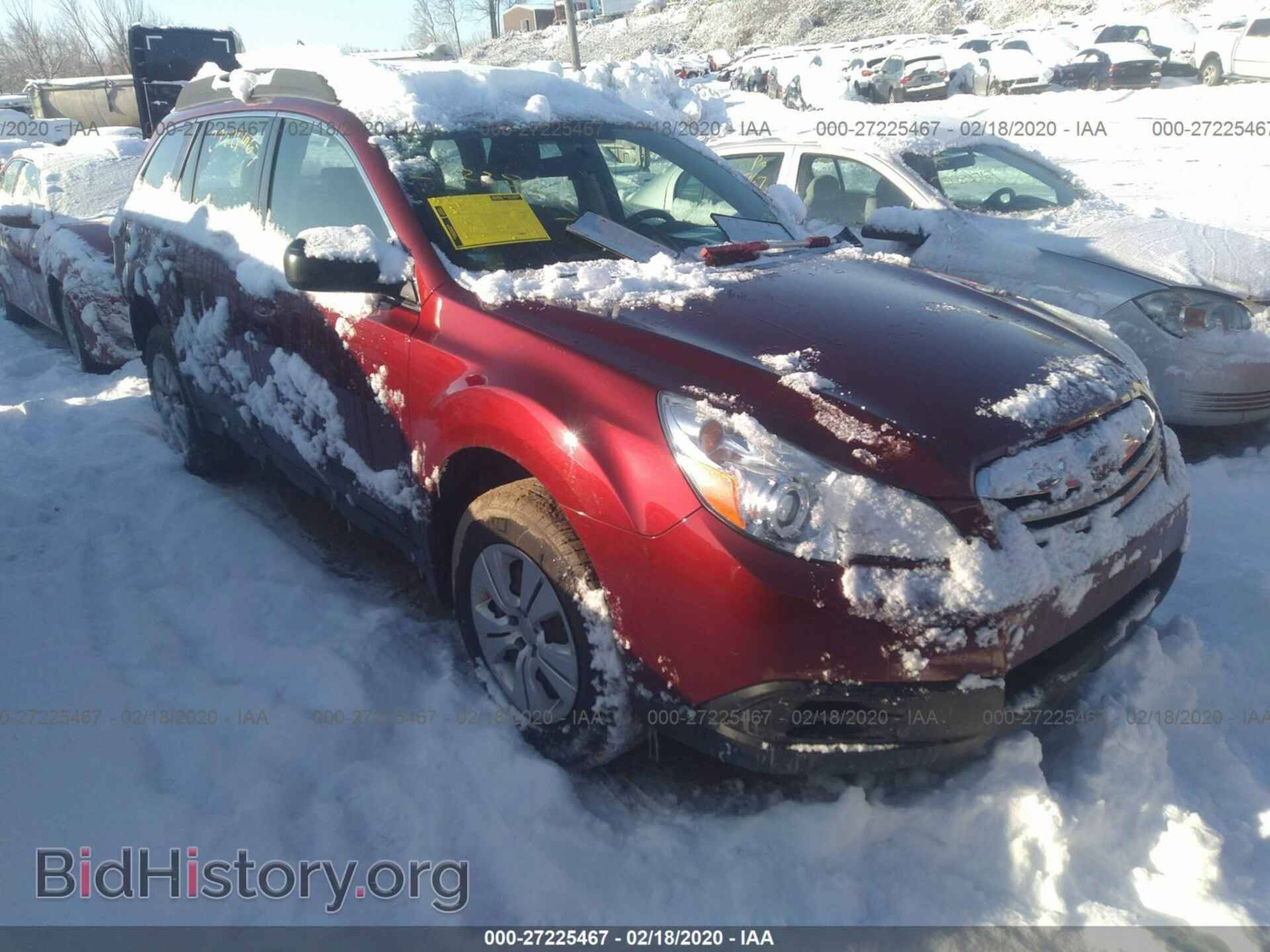 Фотография 4S4BRBAC7C3302547 - SUBARU OUTBACK 2012