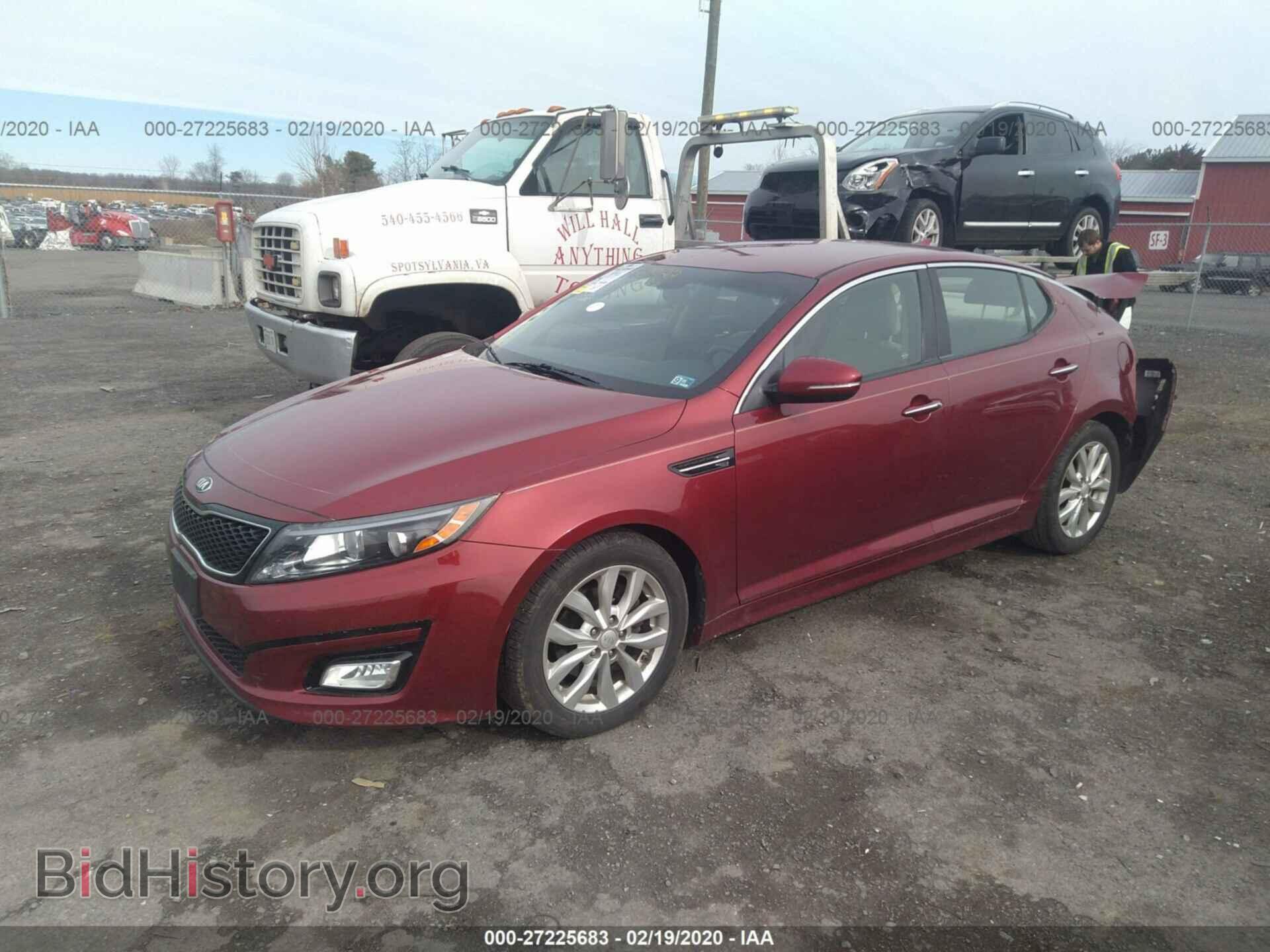 2014 KIA OPTIMA - VIN: 5XXGN4A75EG320603 - Фото 2