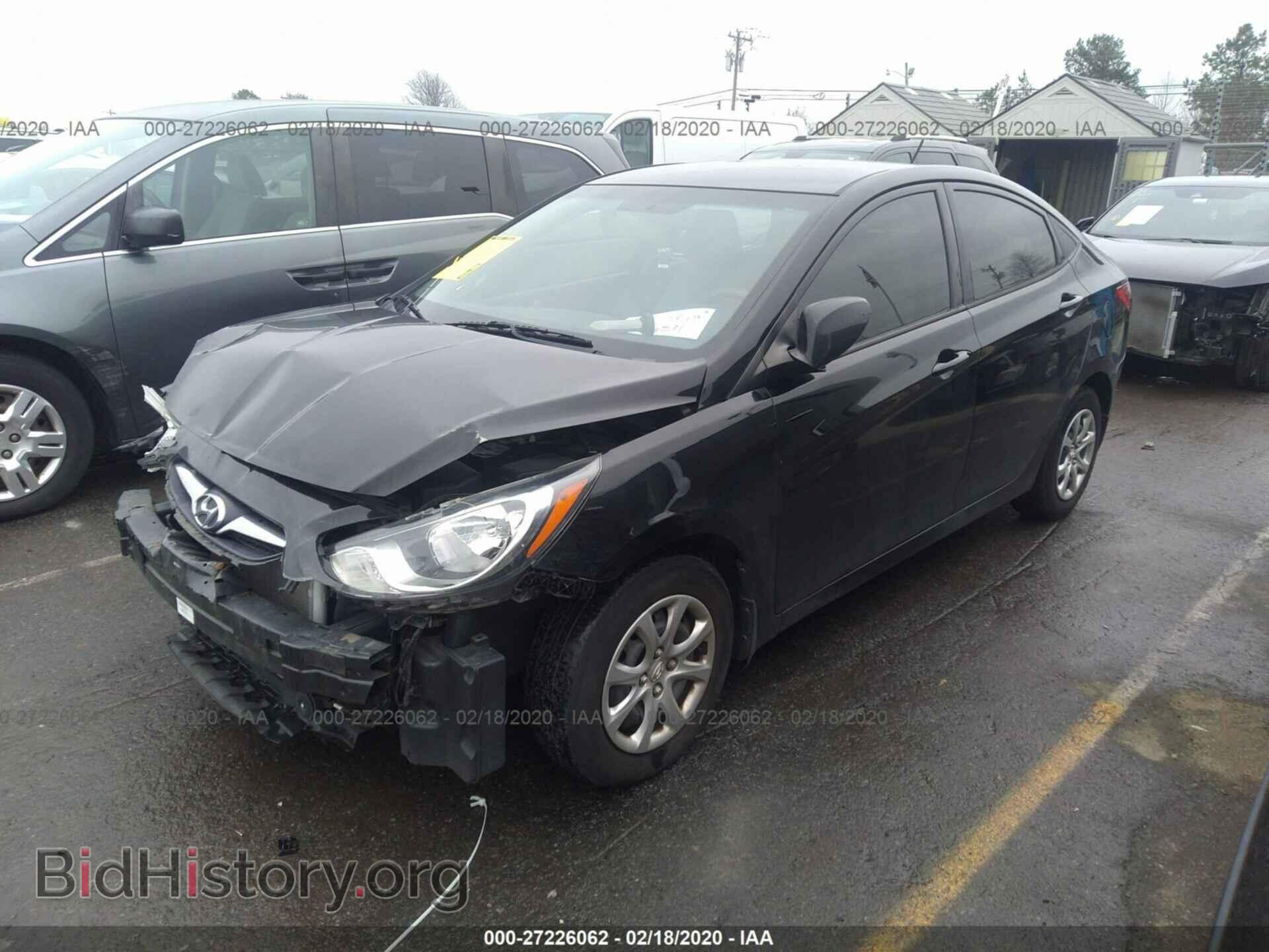 2013 HYUNDAI ACCENT - VIN: KMHCT4AE2DU424540 - Фото 2