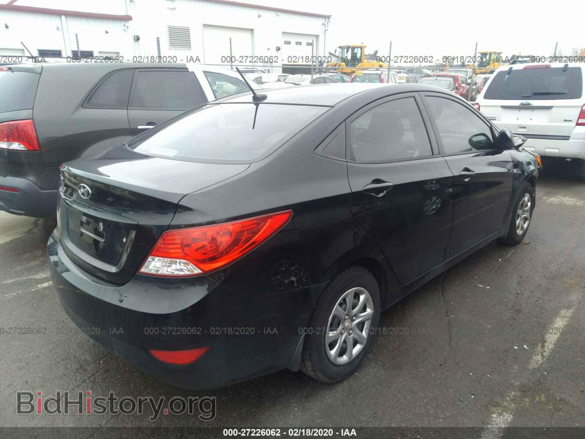 2013 HYUNDAI ACCENT - VIN: KMHCT4AE2DU424540 - Фото 4
