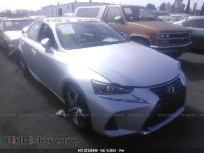 2017 Lexus IS 200t, серебристый — VIN JTHBA1D21H5042181, IAAI
