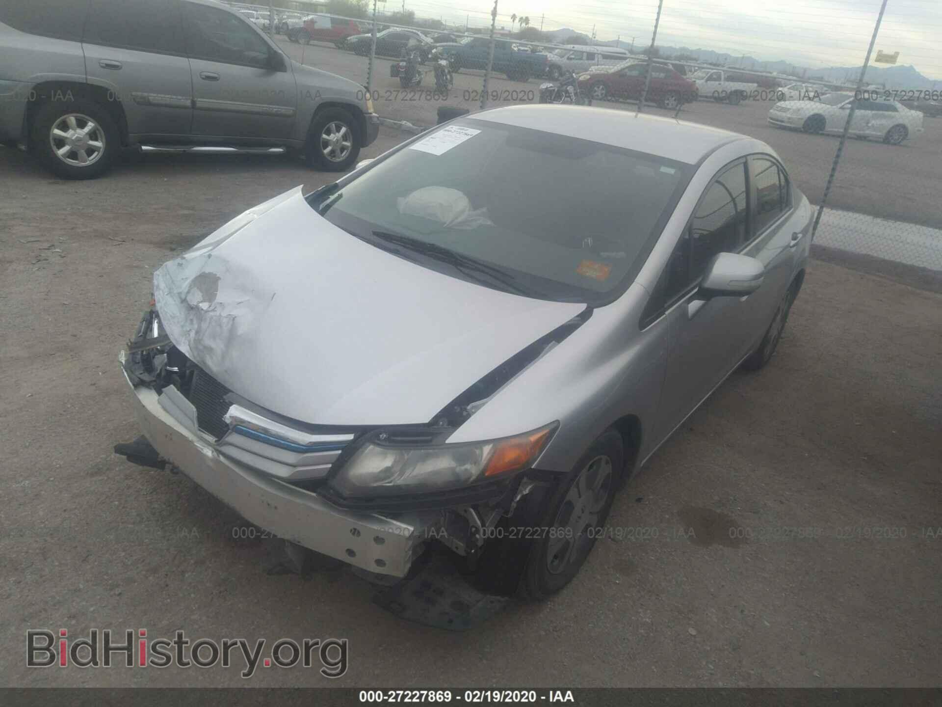 2012 HONDA CIVIC - VIN: JHMFB4F34CS006128 - Фото 2
