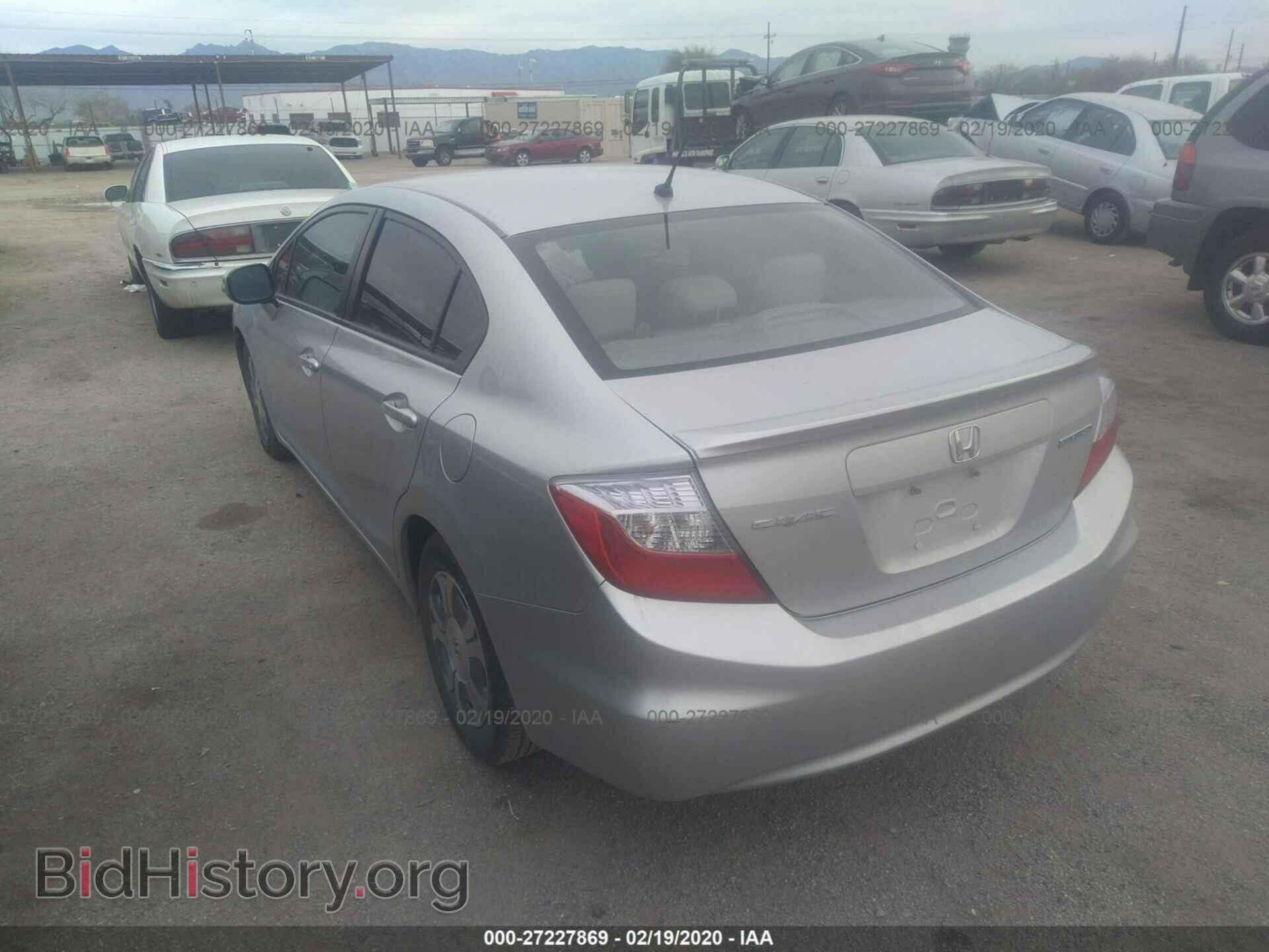2012 HONDA CIVIC - VIN: JHMFB4F34CS006128 - Фото 3