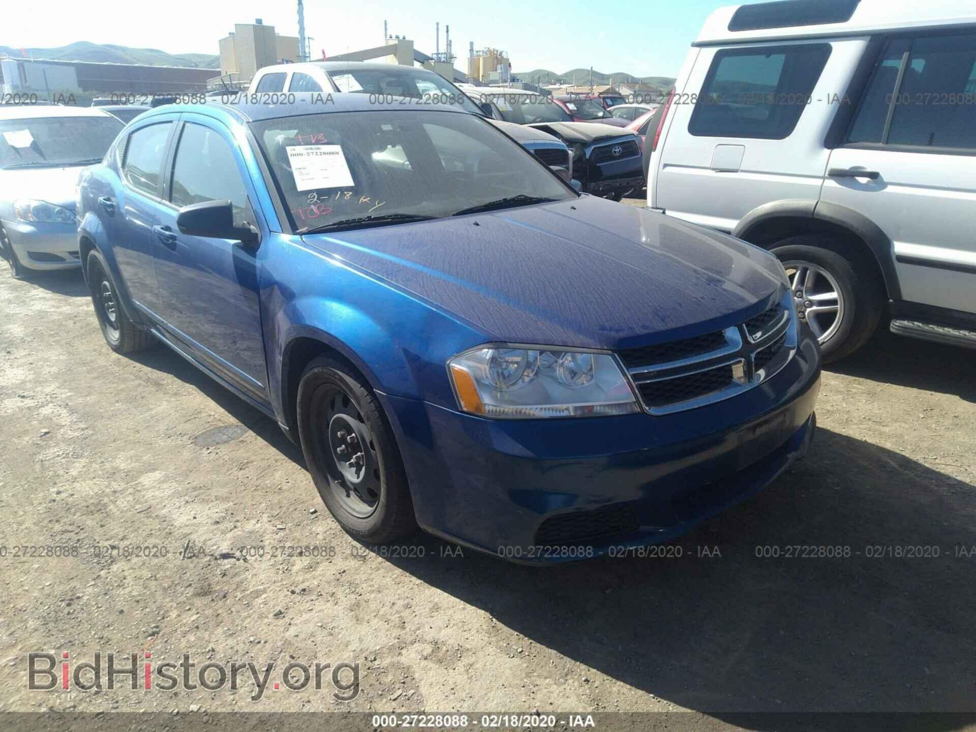 Фотография 1C3CDZAB6CN323325 - DODGE AVENGER 2012