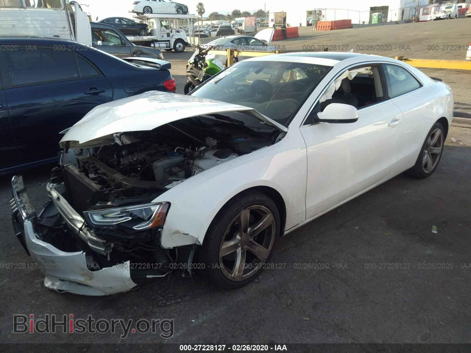 2014 AUDI A5 - VIN: WAUCFAFR8EA024357 - Photo 2