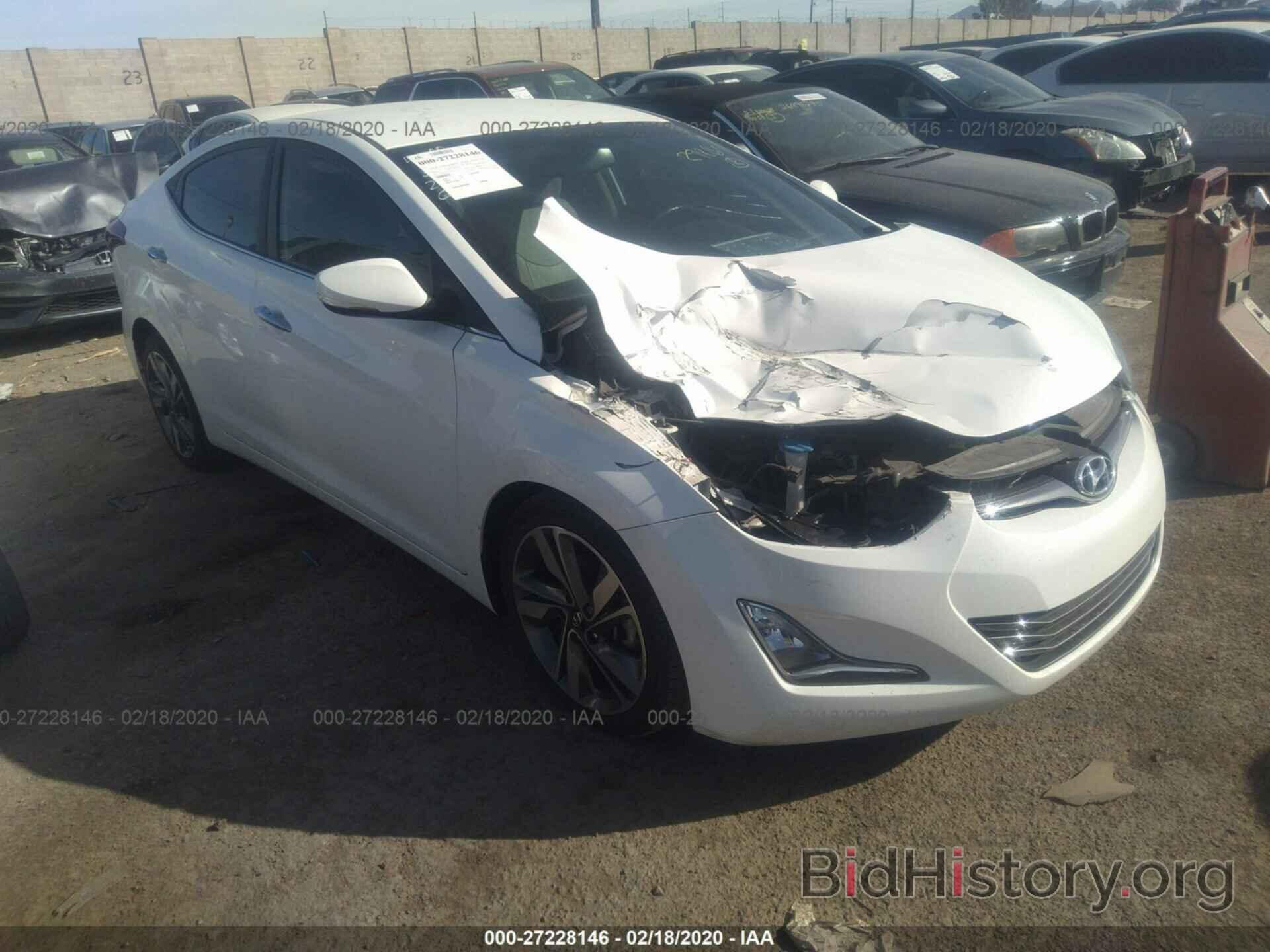 Photo 5NPDH4AE6EH476159 - HYUNDAI ELANTRA 2014