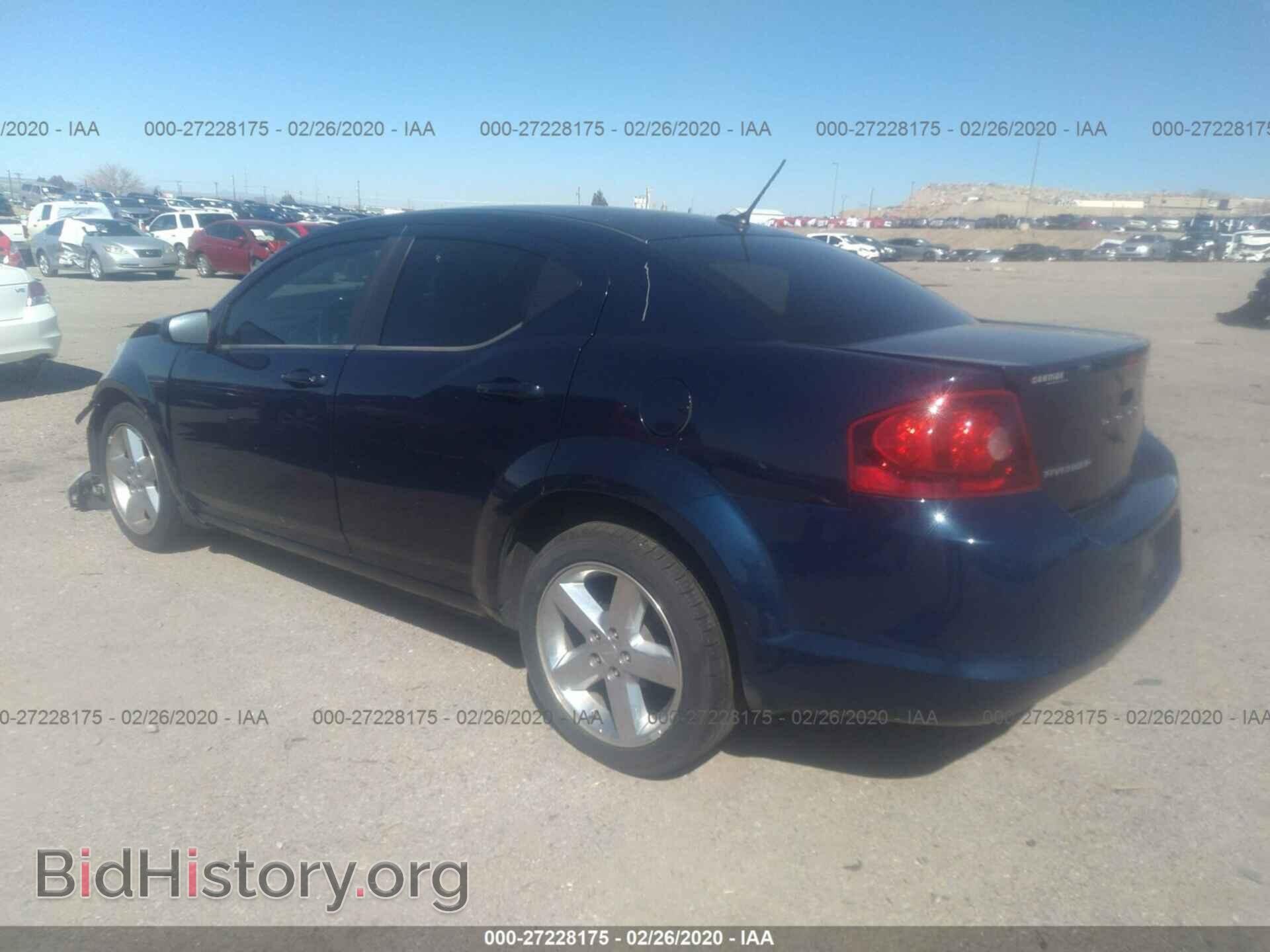 2013 DODGE AVENGER - VIN: 1C3CDZAB9DN702479 - Фото 3