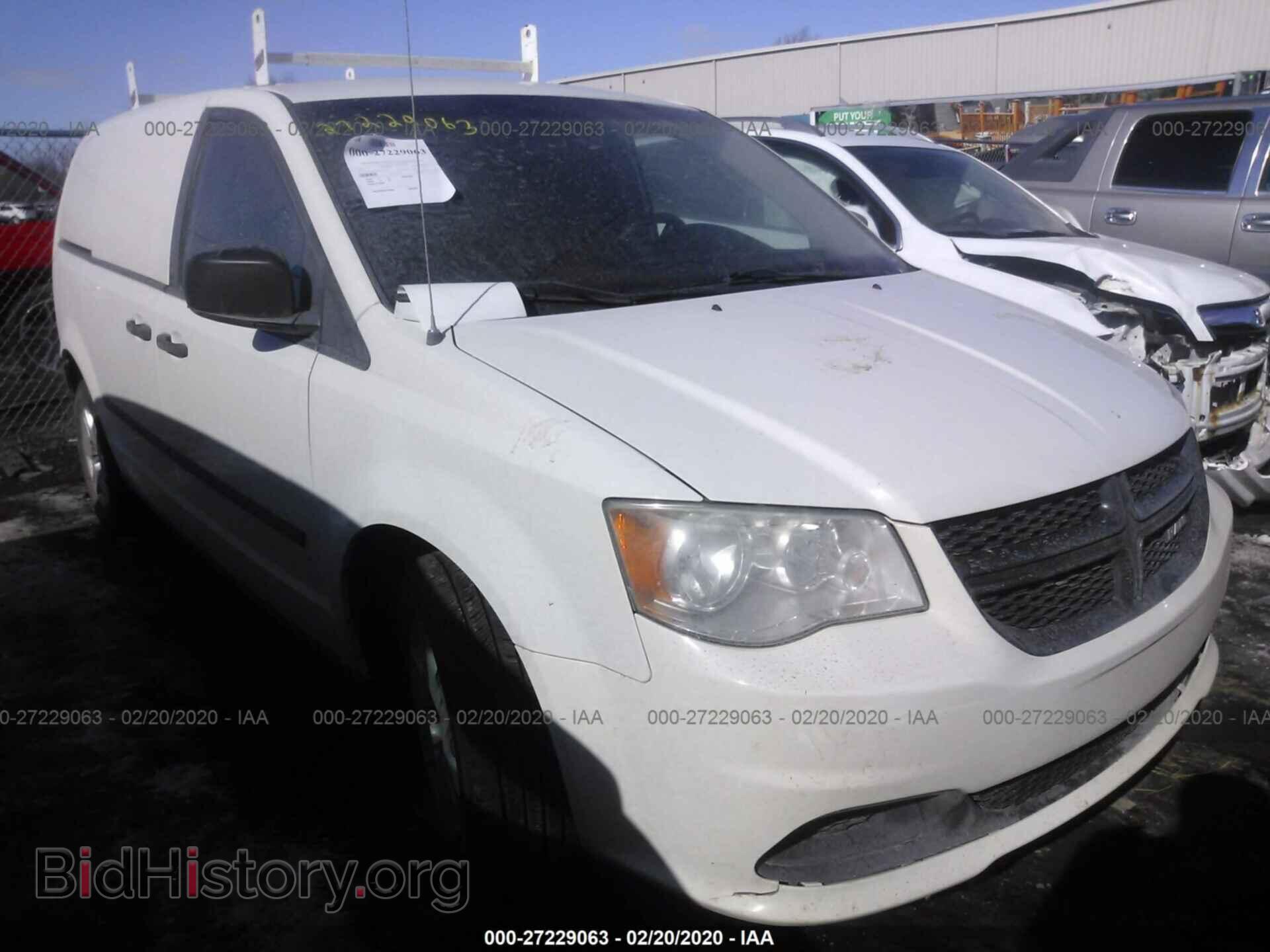 Photo 2C4JDGAG2CR202281 - DODGE RAM VAN 2012