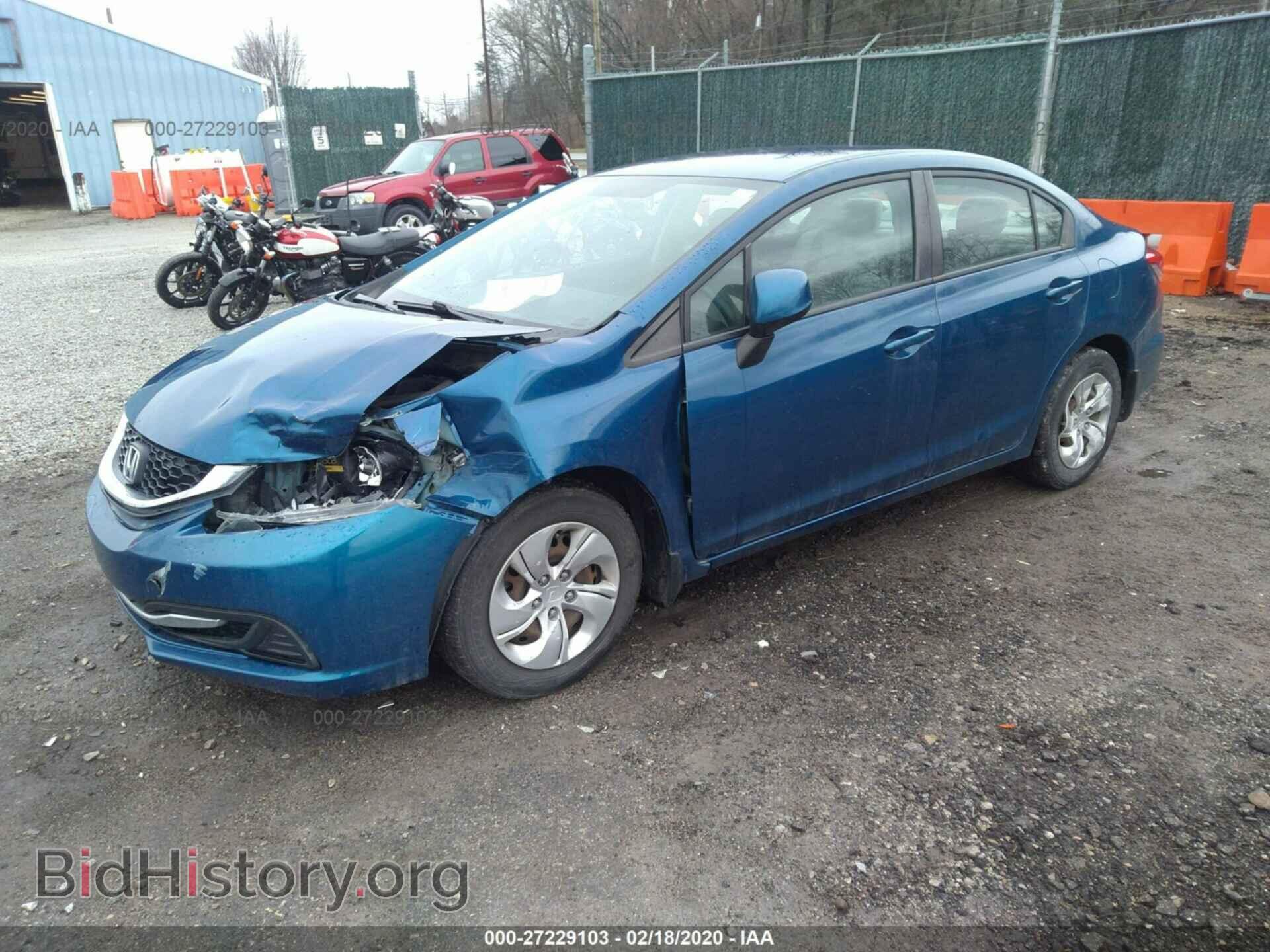 2013 HONDA CIVIC - VIN: 19XFB2F59DE014477 - Фото 2