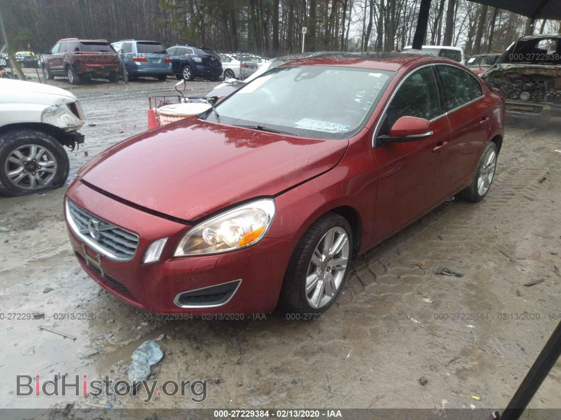 2012 VOLVO S60 - VIN: YV1622FS2C2043203 - Фото 2