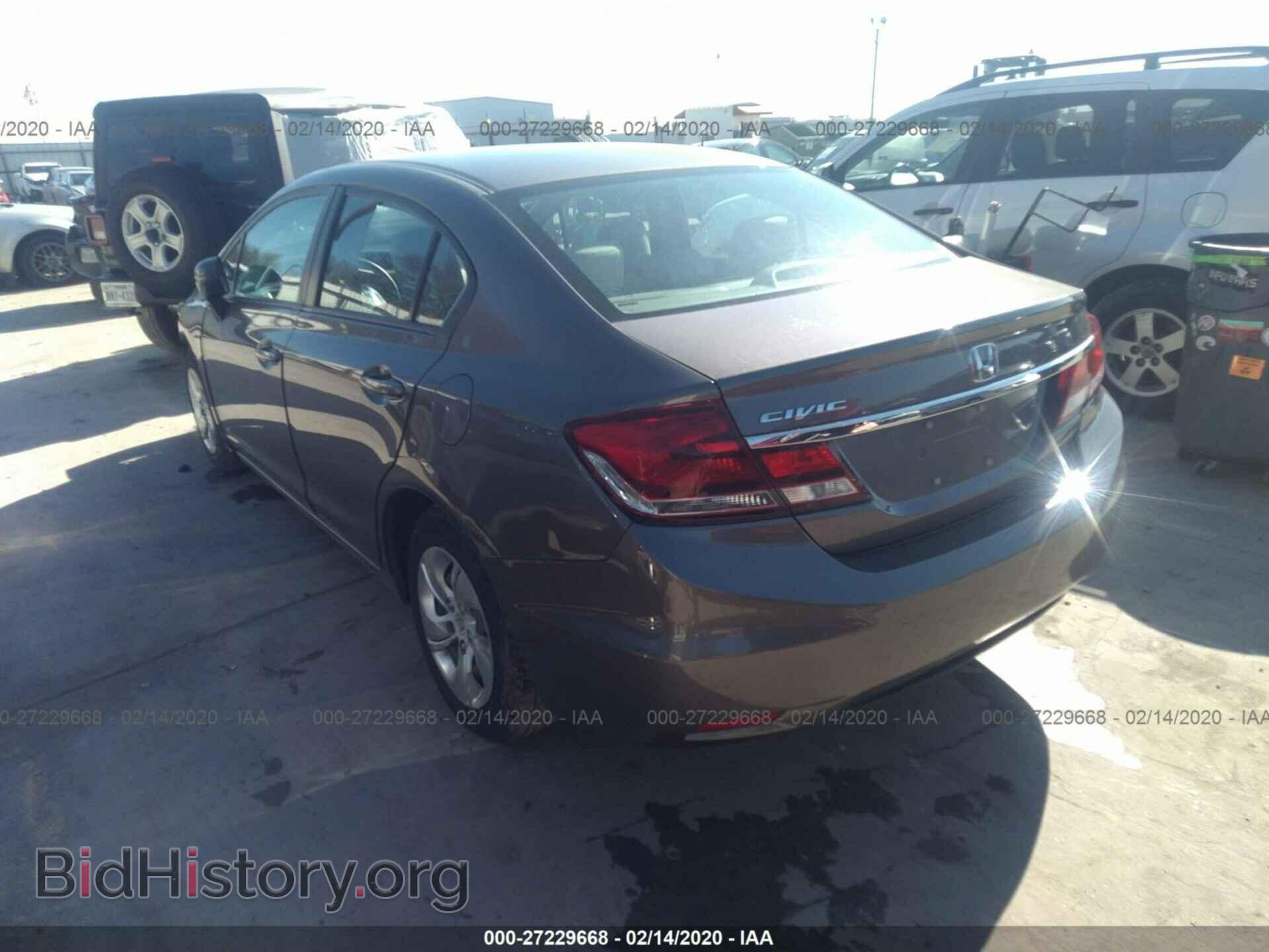 2014 HONDA CIVIC - VIN: 19XFB2F52EE242404 - Фото 3