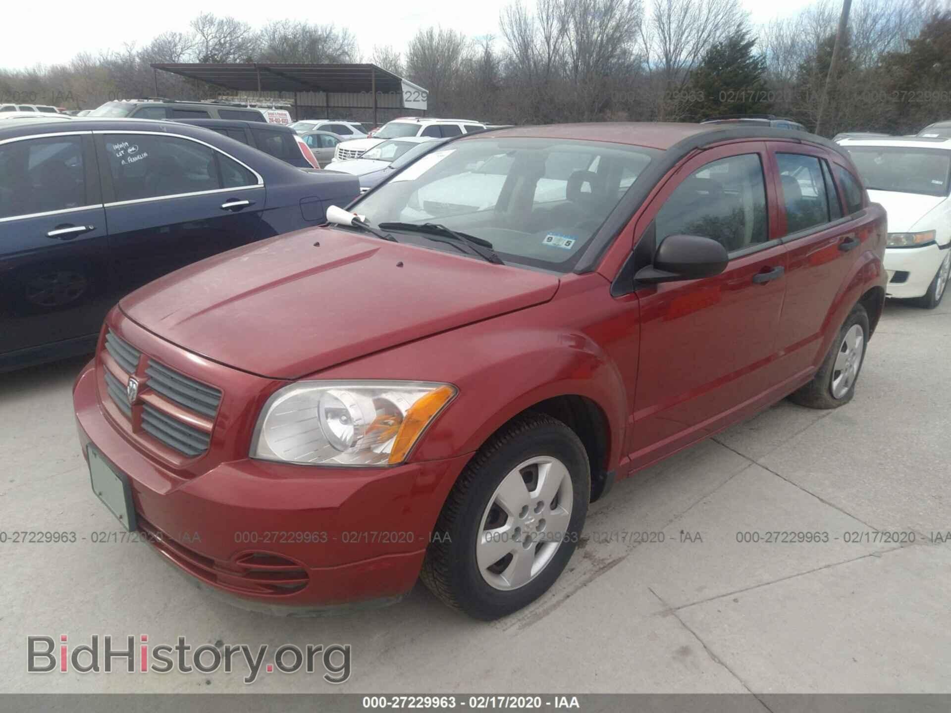 2007 DODGE CALIBER - VIN: 1B3HB28B47D198018 - Фото 2