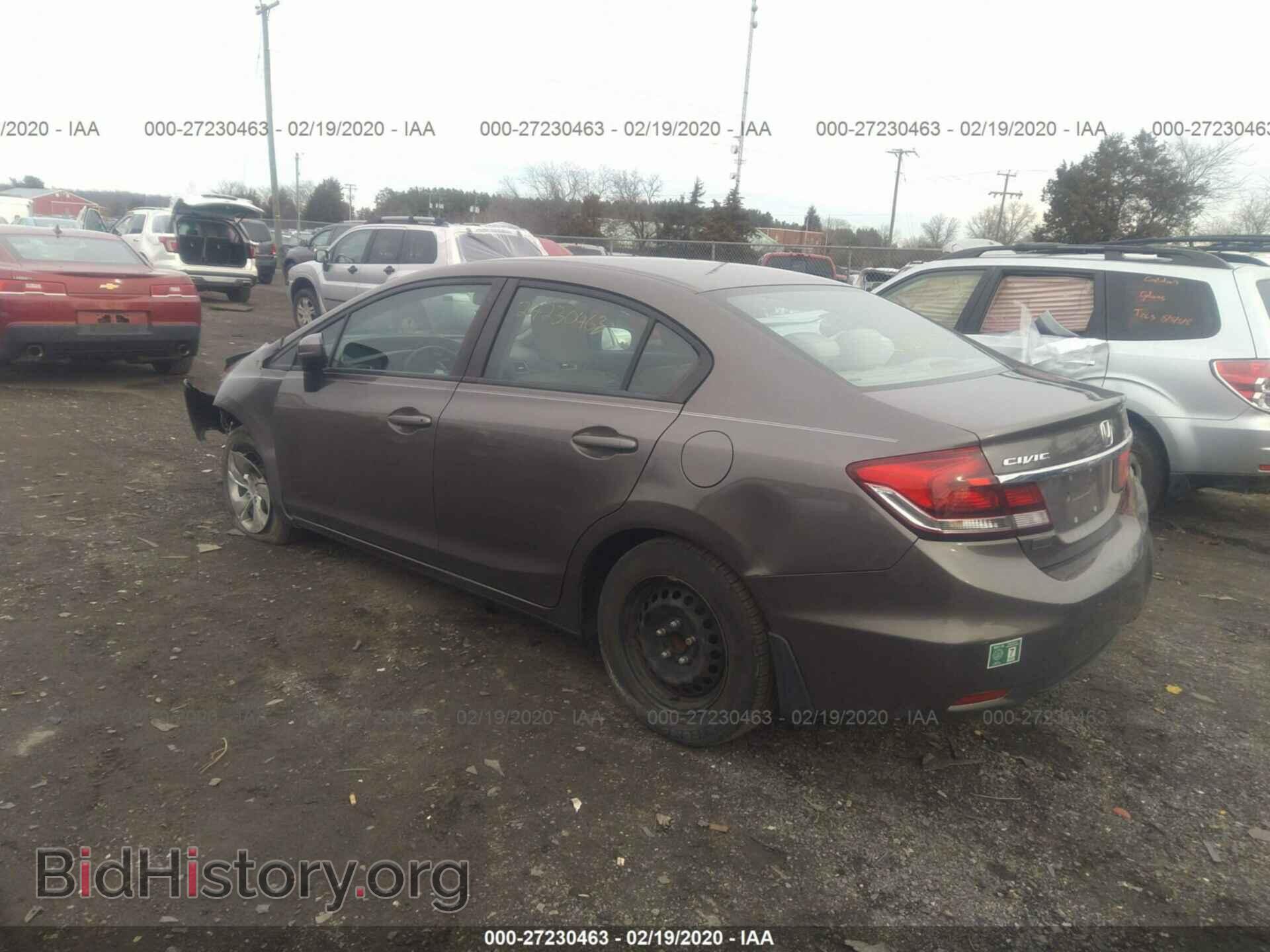 2014 HONDA CIVIC - VIN: 2HGFB2F57EH522888 - Фото 3