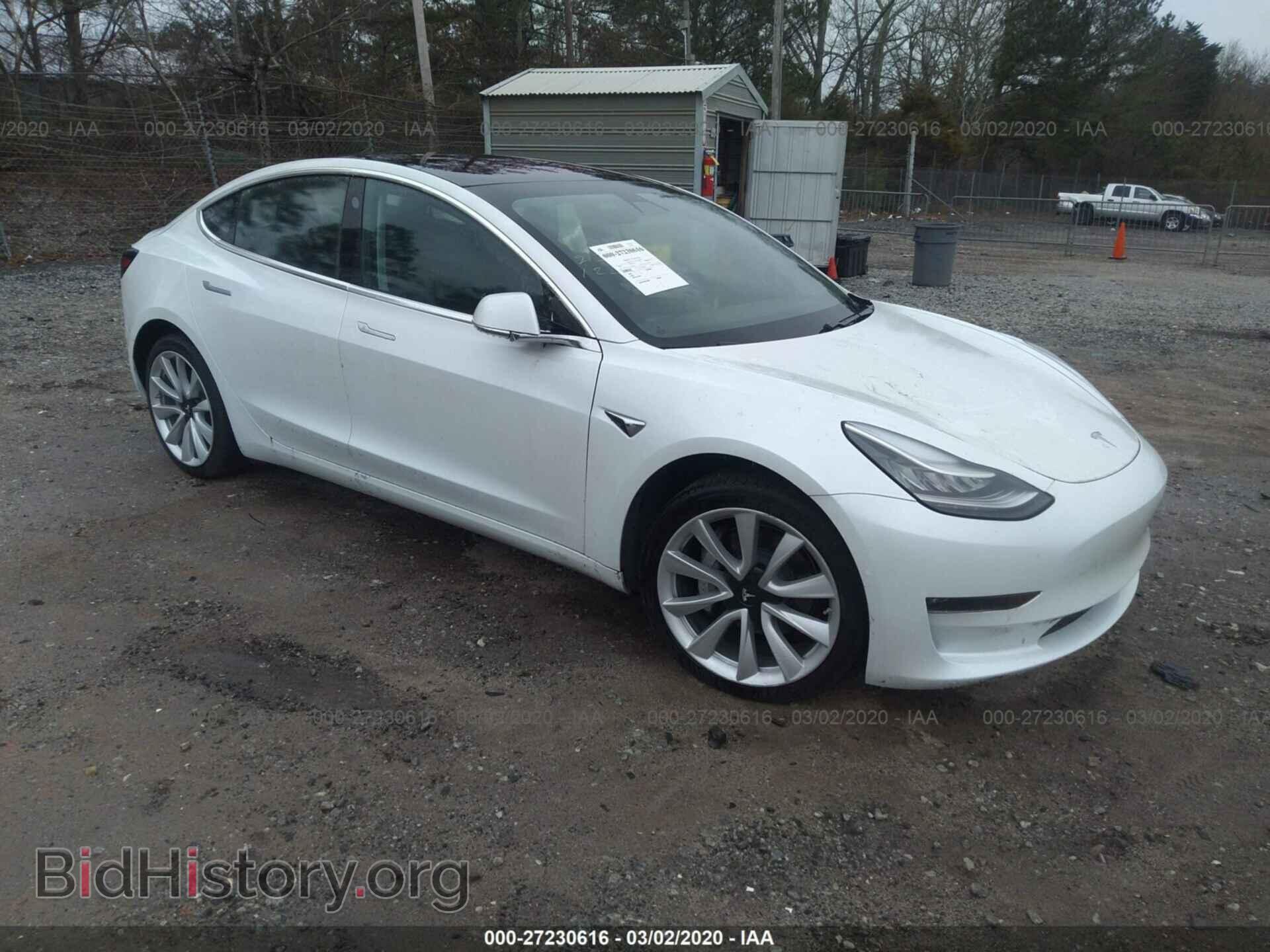 Photo 5YJ3E1EB1JF185838 - TESLA MODEL 3 2018