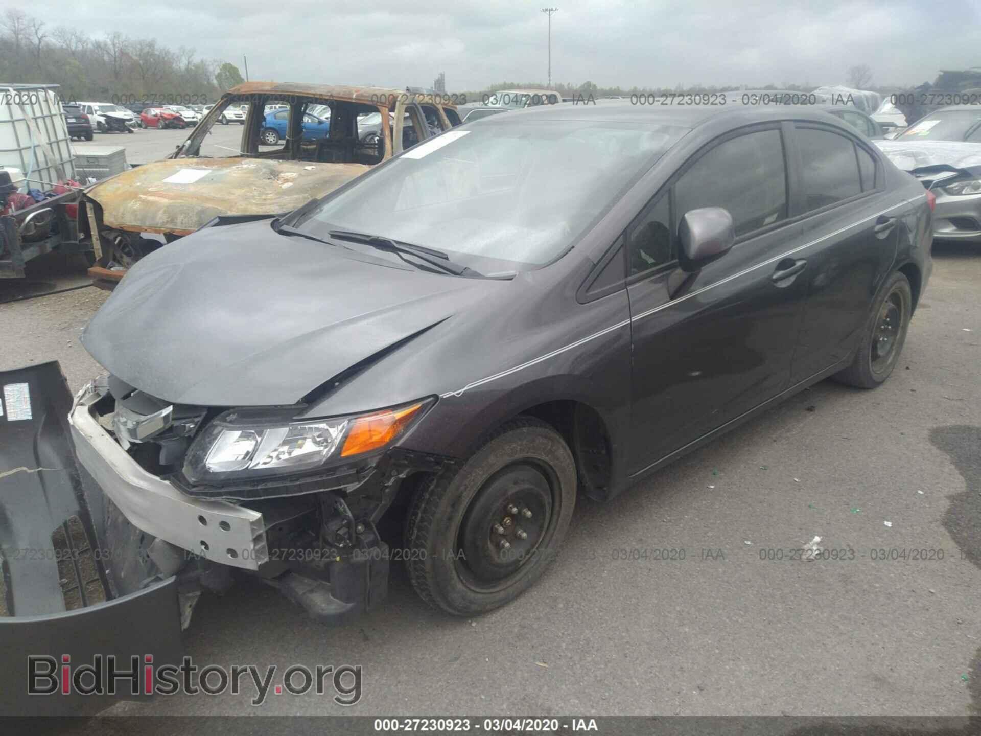 2012 HONDA CIVIC - VIN: 2HGFB2F69CH329177 - Photo 2