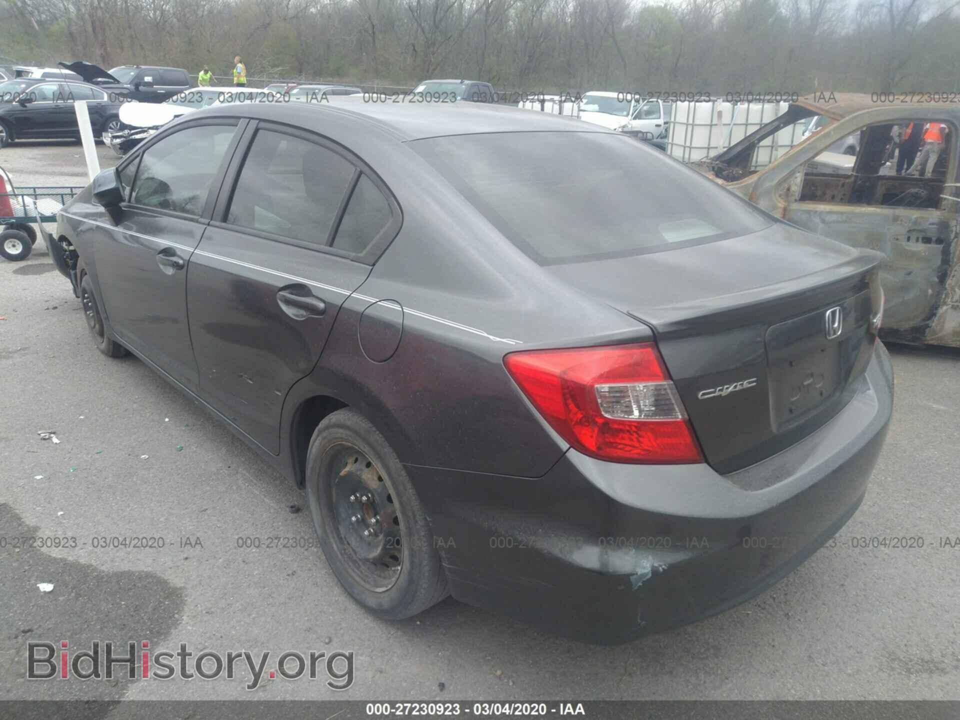 2012 HONDA CIVIC - VIN: 2HGFB2F69CH329177 - Photo 3
