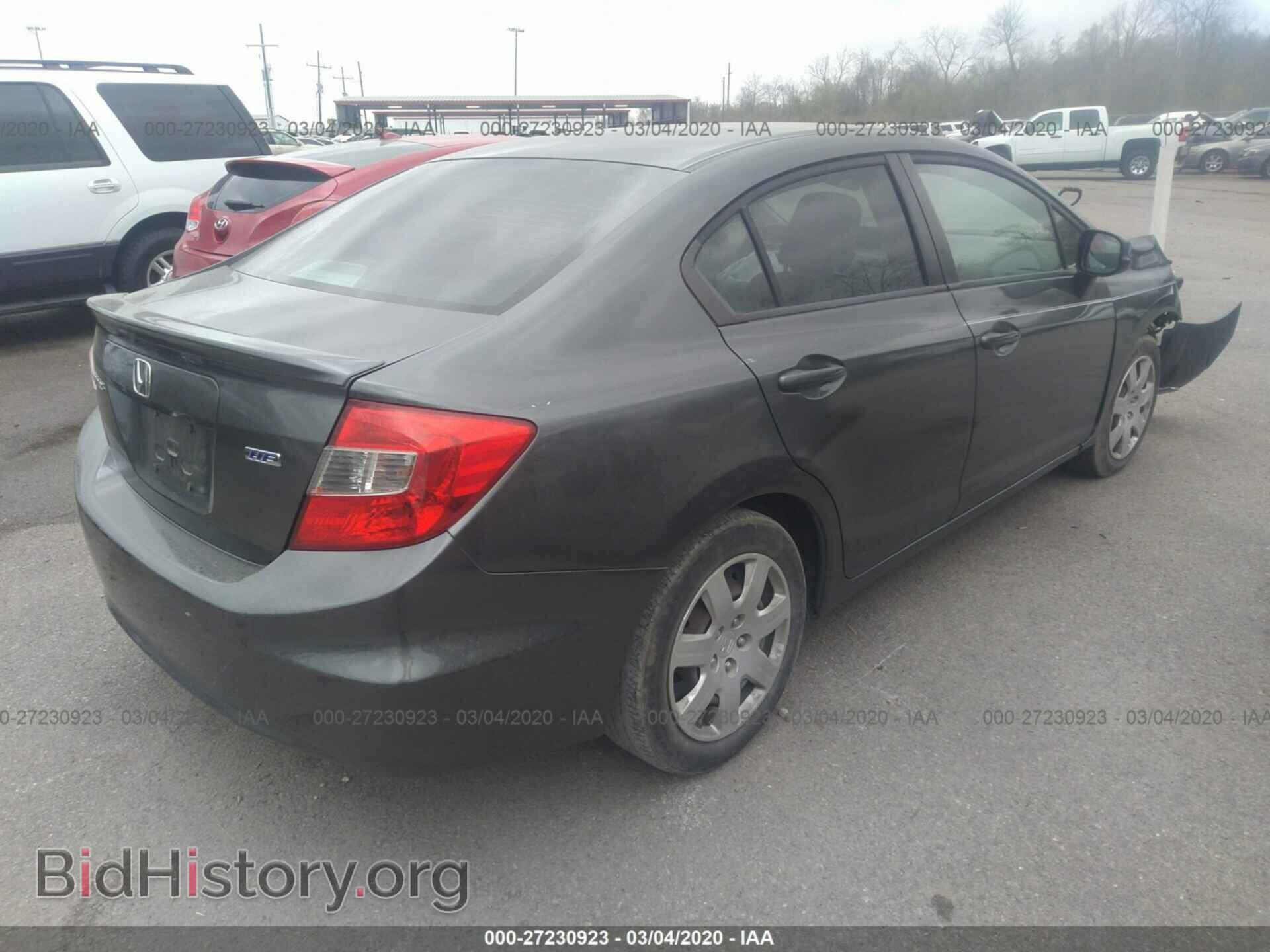 2012 HONDA CIVIC - VIN: 2HGFB2F69CH329177 - Photo 4