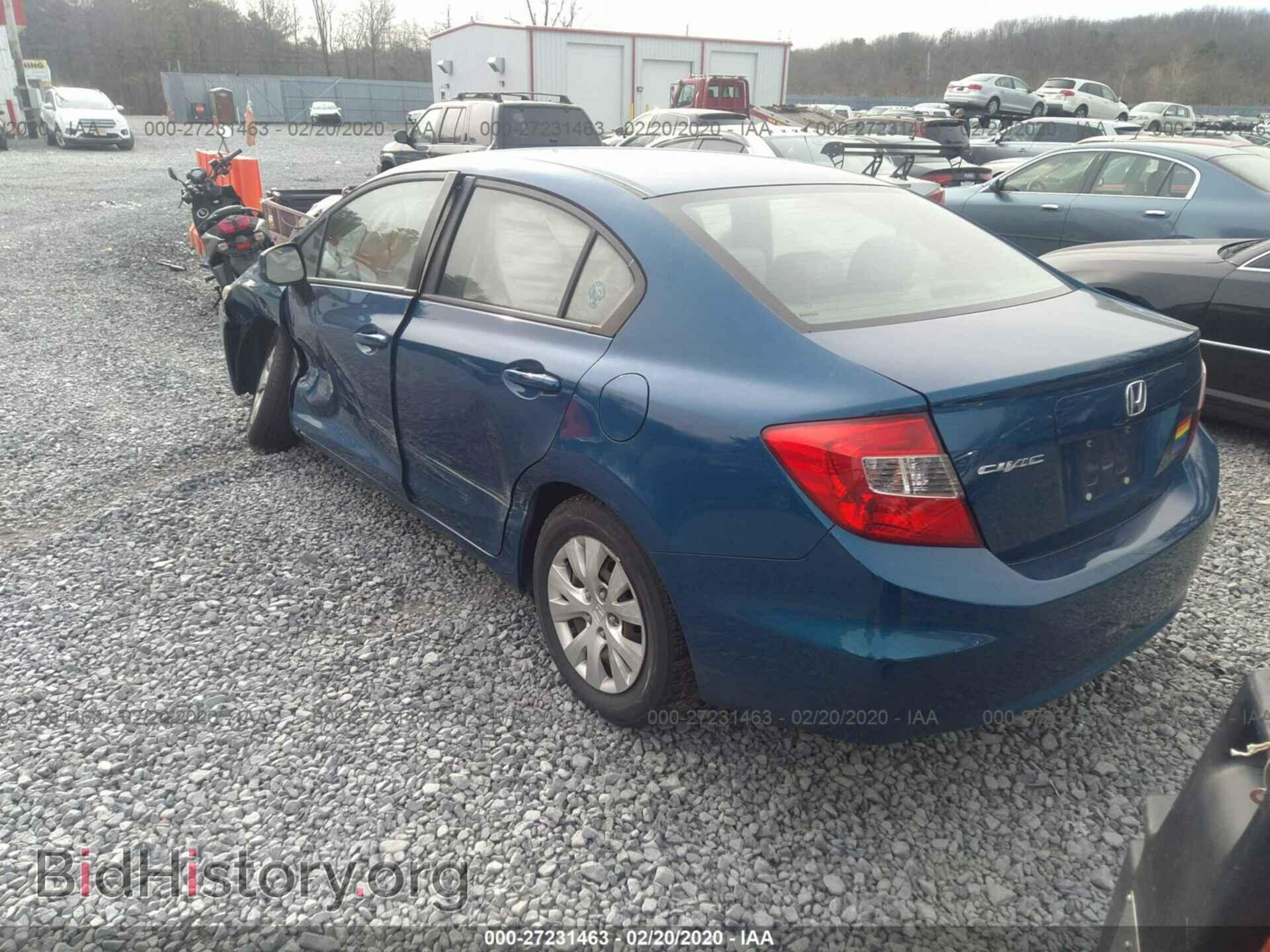 2012 HONDA CIVIC - VIN: 2HGFB2F53CH558669 - Photo 3