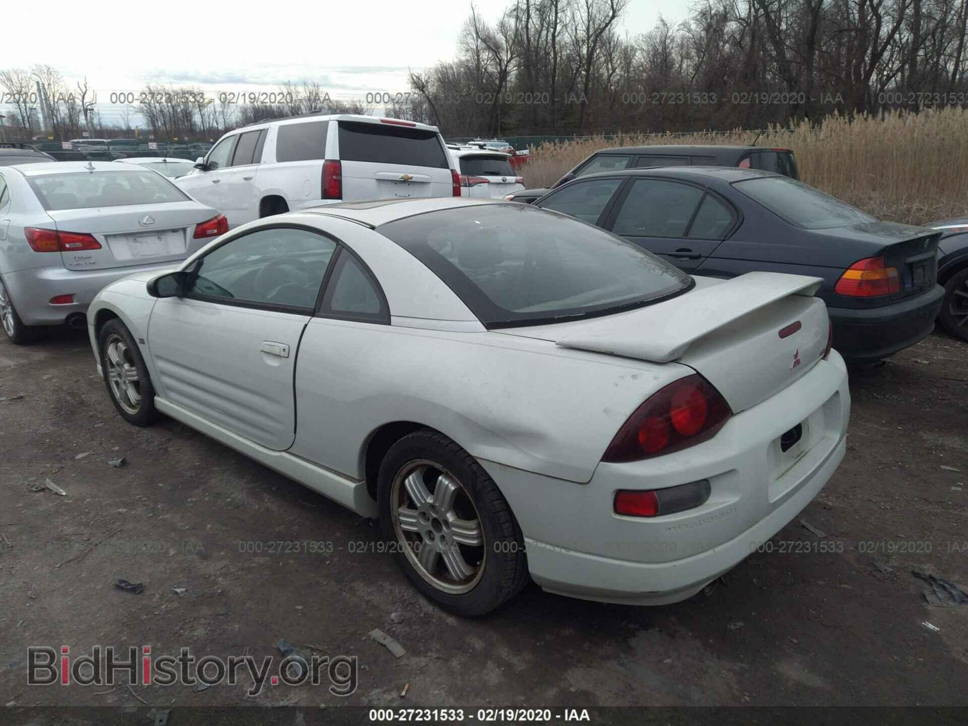 2001 MITSUBISHI ECLIPSE - VIN: 4A3AC84H31E068580 - Фото 3