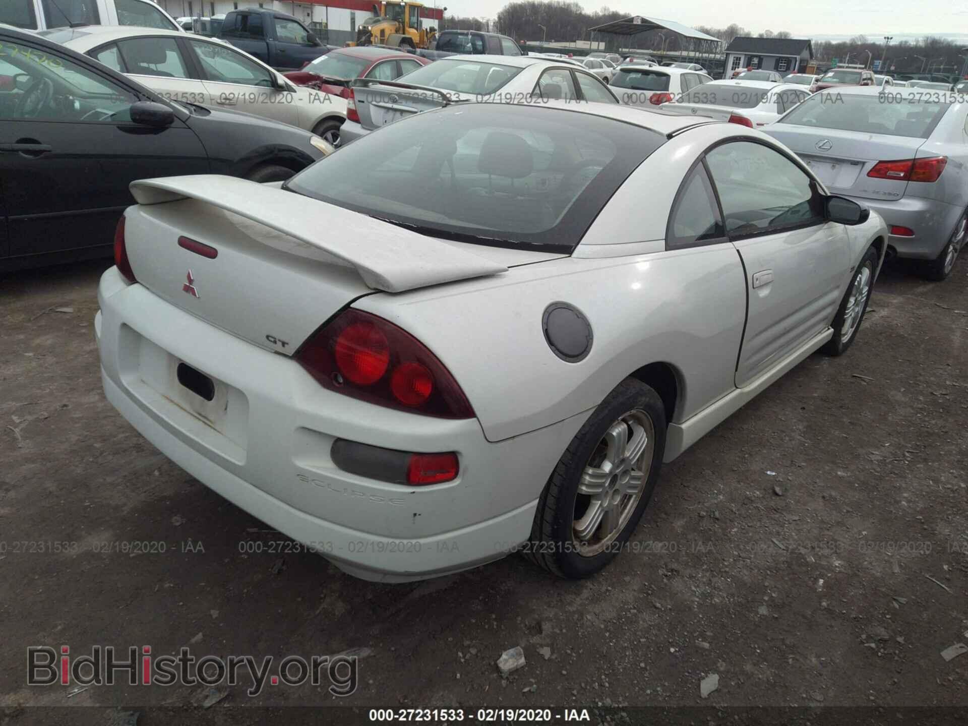 2001 MITSUBISHI ECLIPSE - VIN: 4A3AC84H31E068580 - Фото 4