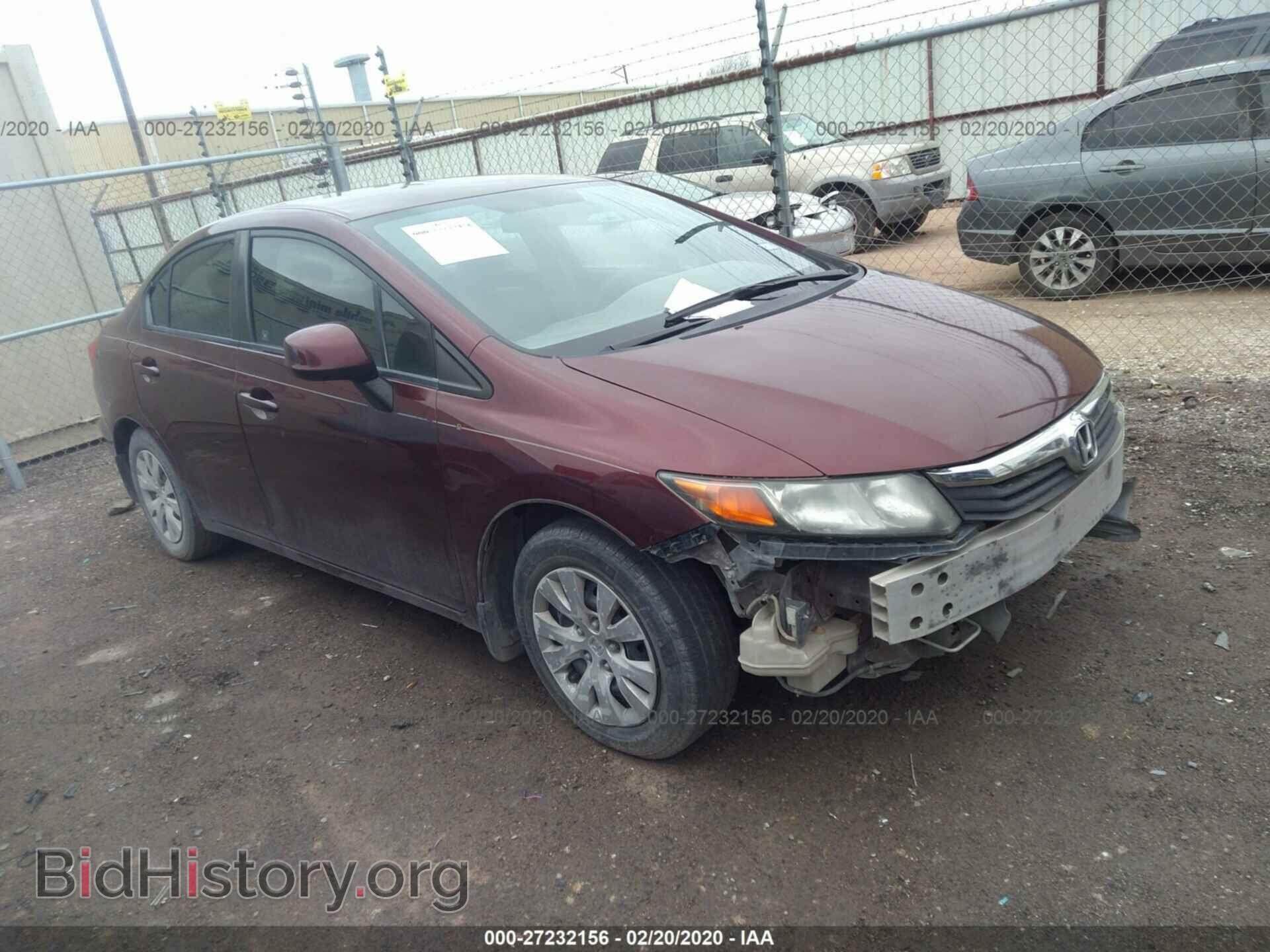 Photo 2HGFB2F56CH532082 - HONDA CIVIC 2012
