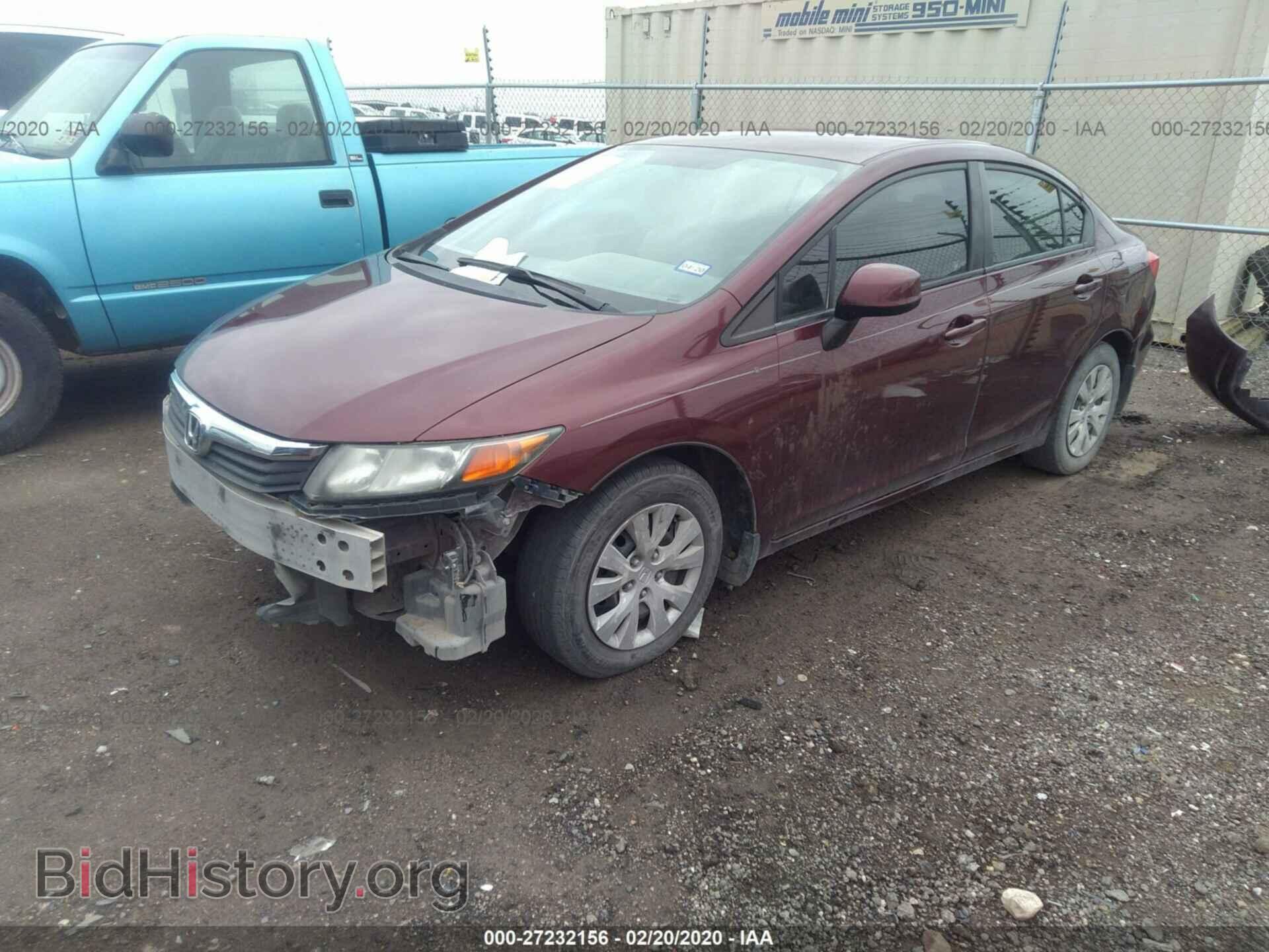 2012 HONDA CIVIC - VIN: 2HGFB2F56CH532082 - Photo 2