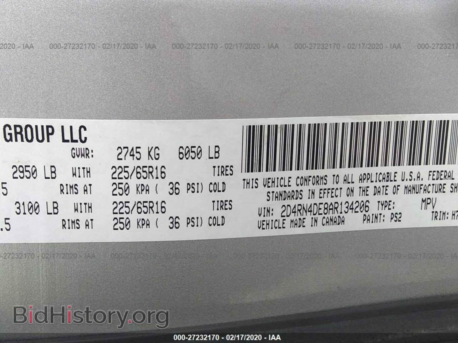 2010 DODGE GRAND CARAVAN - VIN: 2D4RN4DE8AR134206 - Фото 9