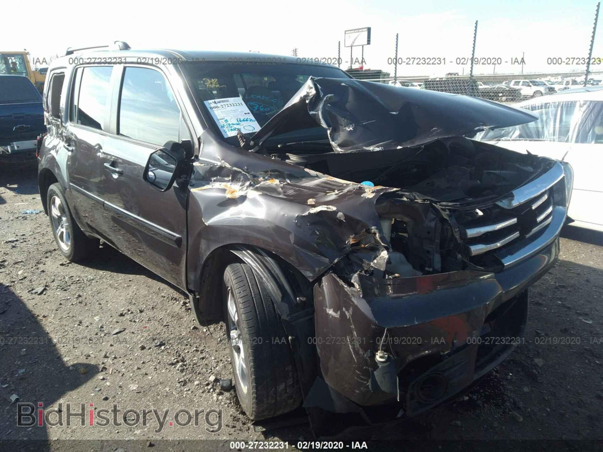 Фотография 5FNYF3H44CB004875 - HONDA PILOT 2012