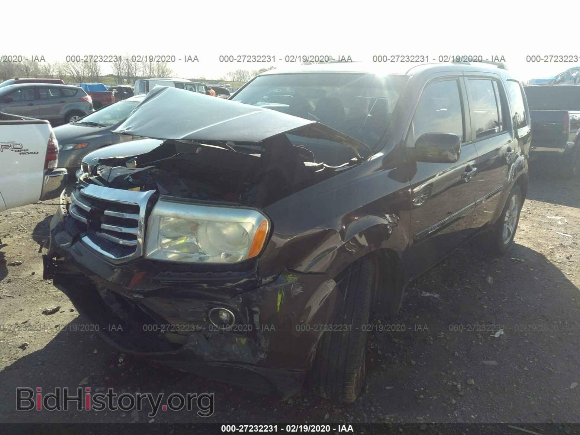 2012 HONDA PILOT - VIN: 5FNYF3H44CB004875 - Фото 2