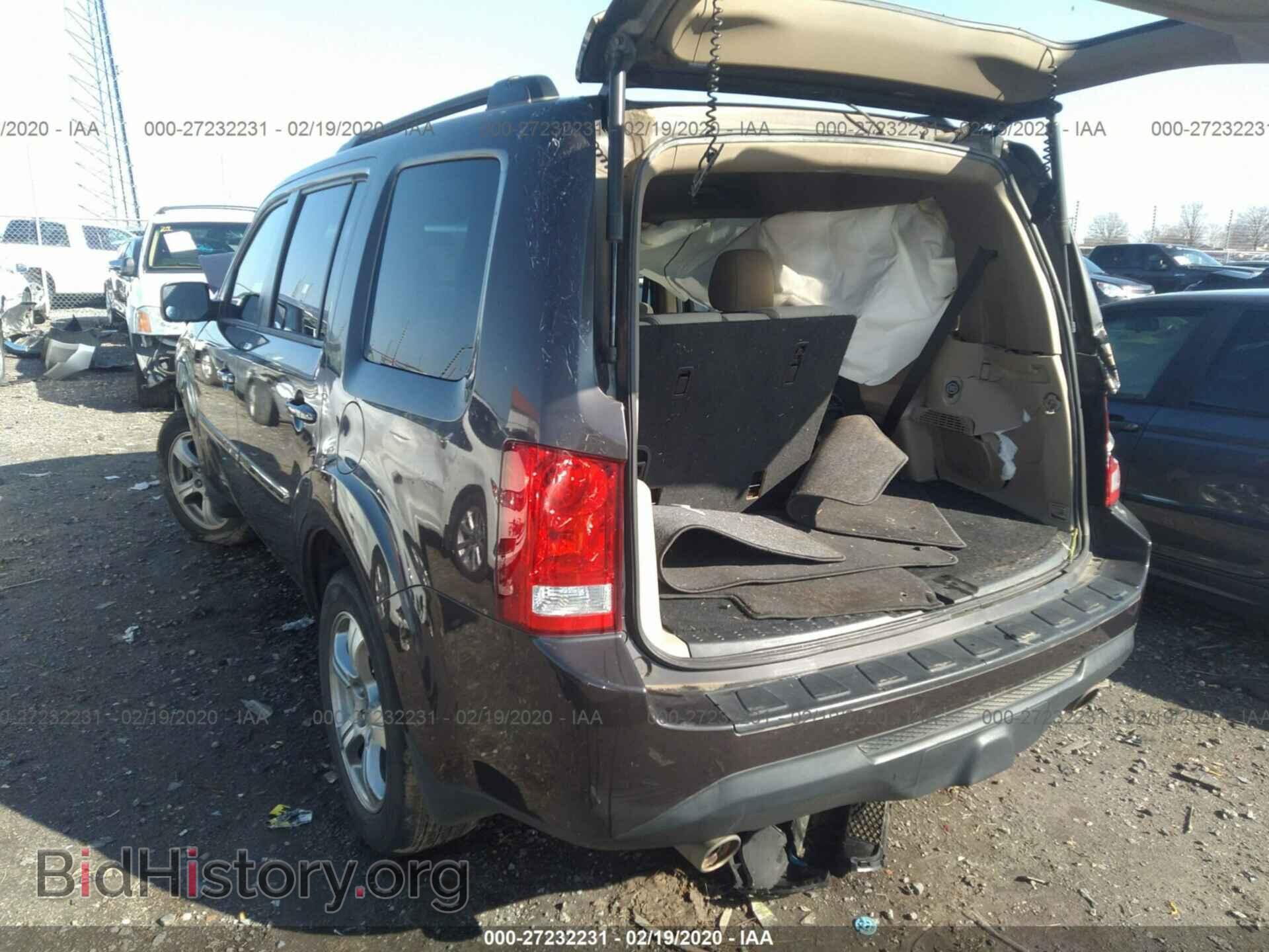 2012 HONDA PILOT - VIN: 5FNYF3H44CB004875 - Фото 3