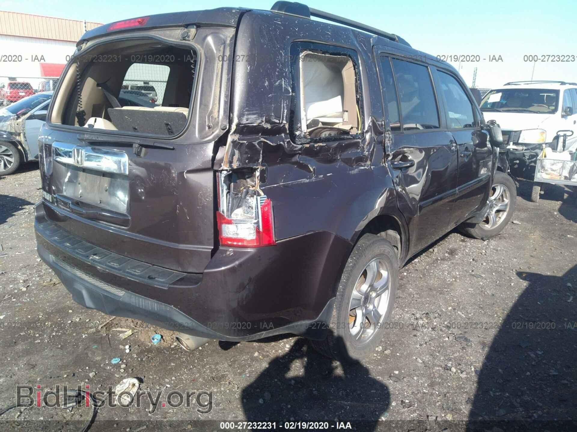 2012 HONDA PILOT - VIN: 5FNYF3H44CB004875 - Фото 4