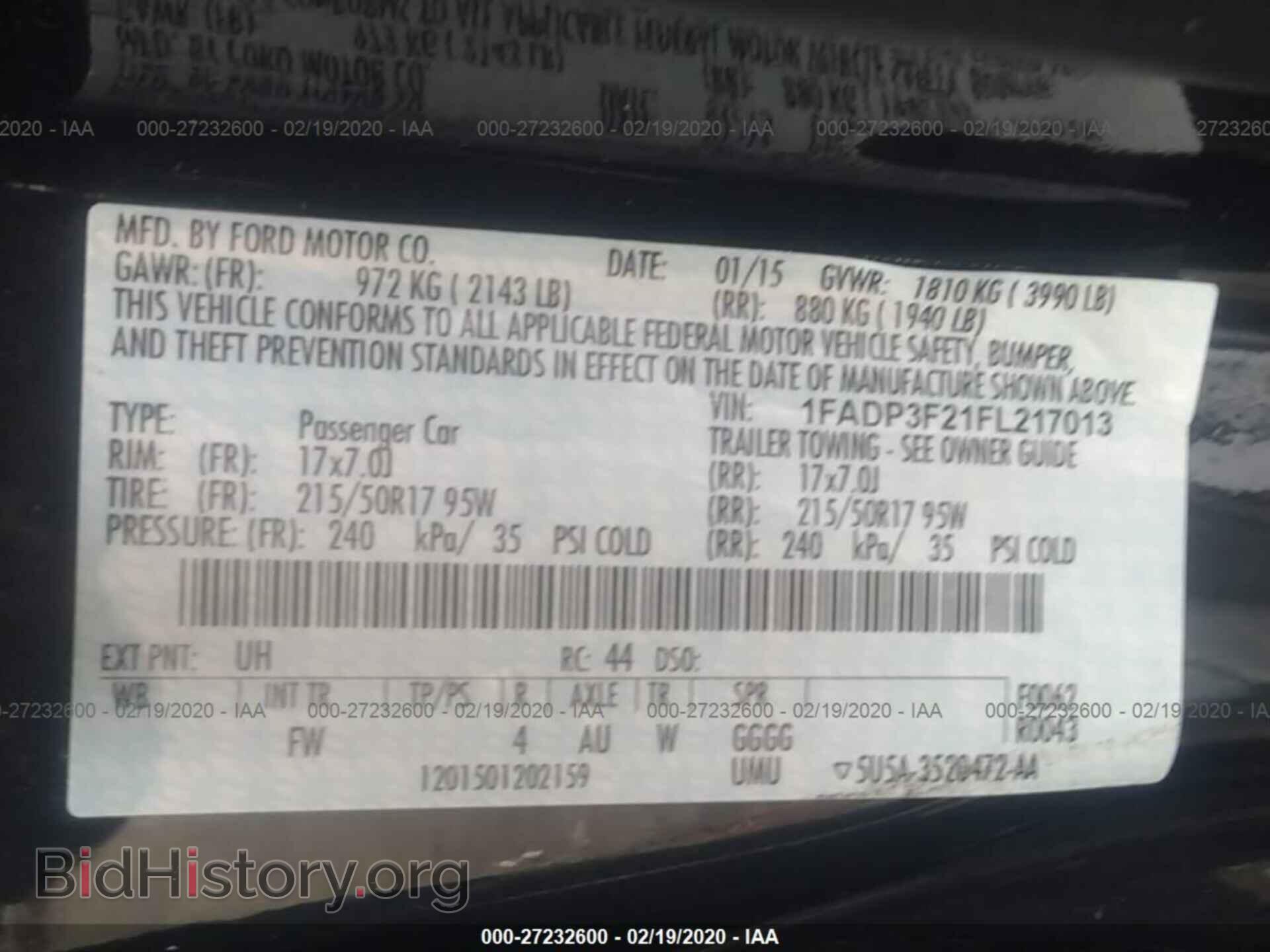 2015 FORD FOCUS - VIN: 1FADP3F21FL217013 - Photo 9