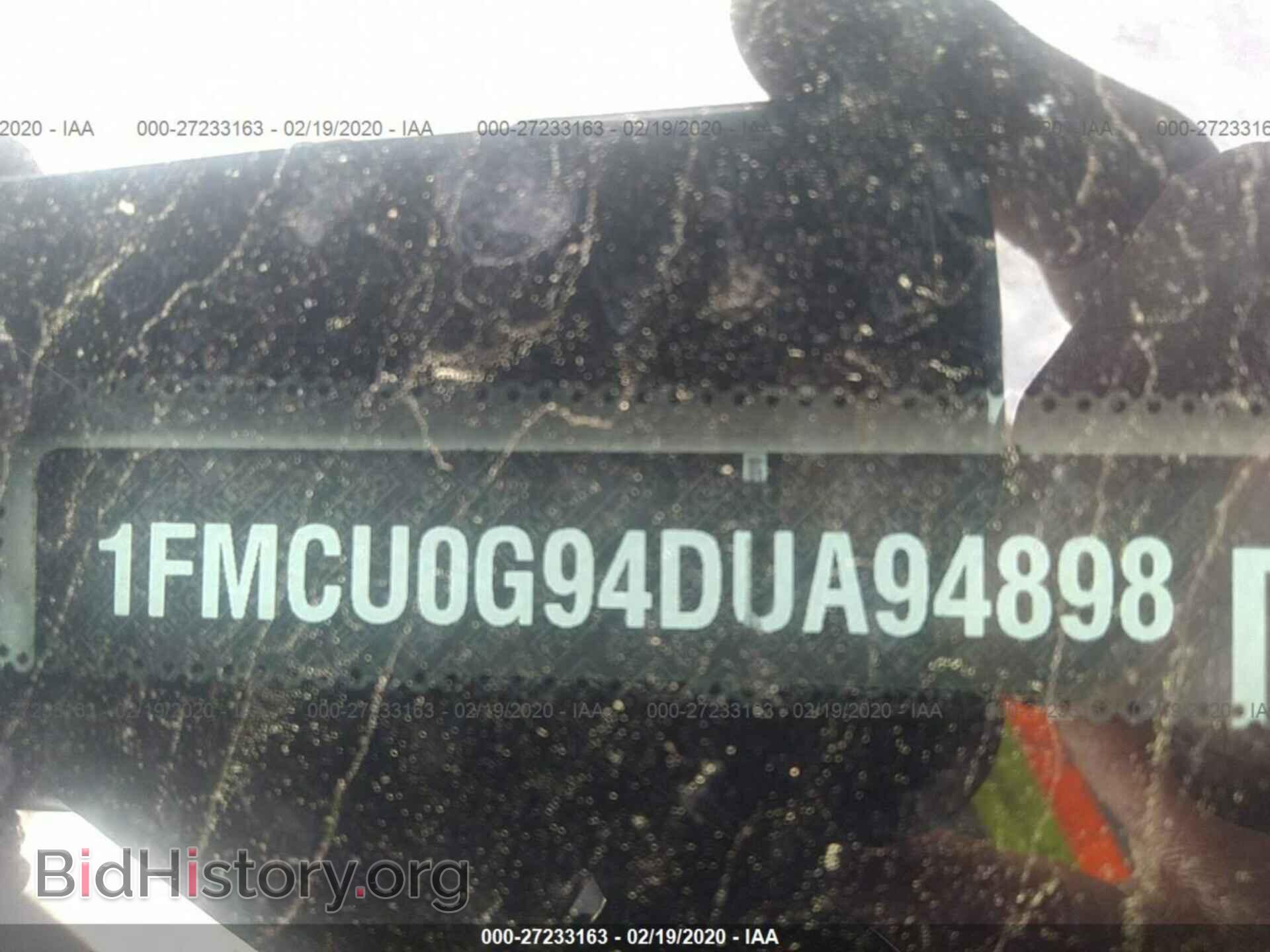 2013 FORD ESCAPE - VIN: 1FMCU0G94DUA94898 - Фото 9