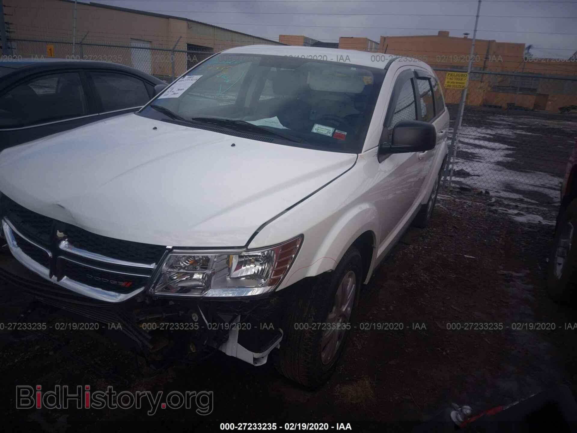 2014 DODGE JOURNEY - VIN: 3C4PDCAB3ET258768 - Фото 2