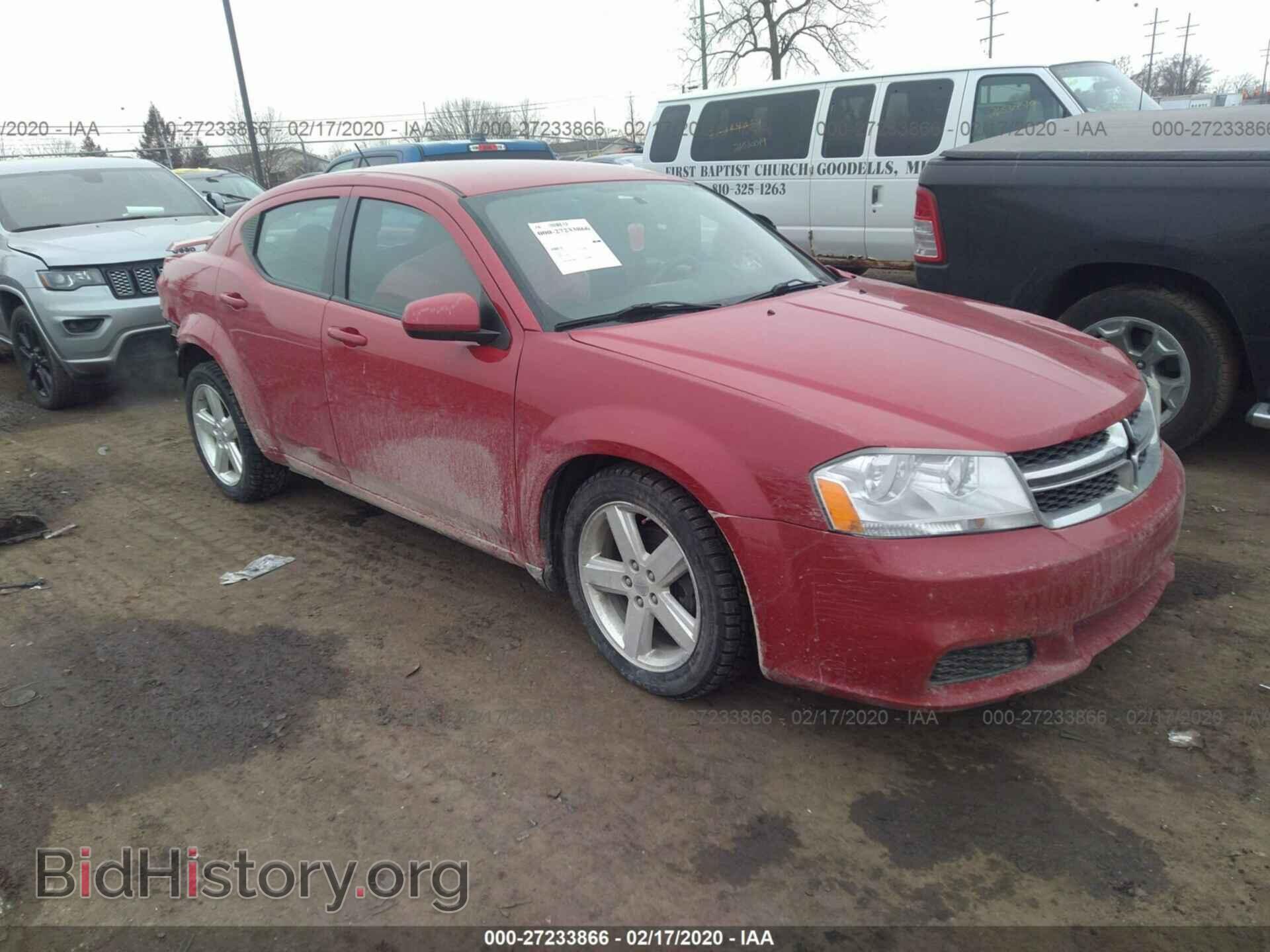 Фотография 1C3CDZCB3CN126111 - DODGE AVENGER 2012