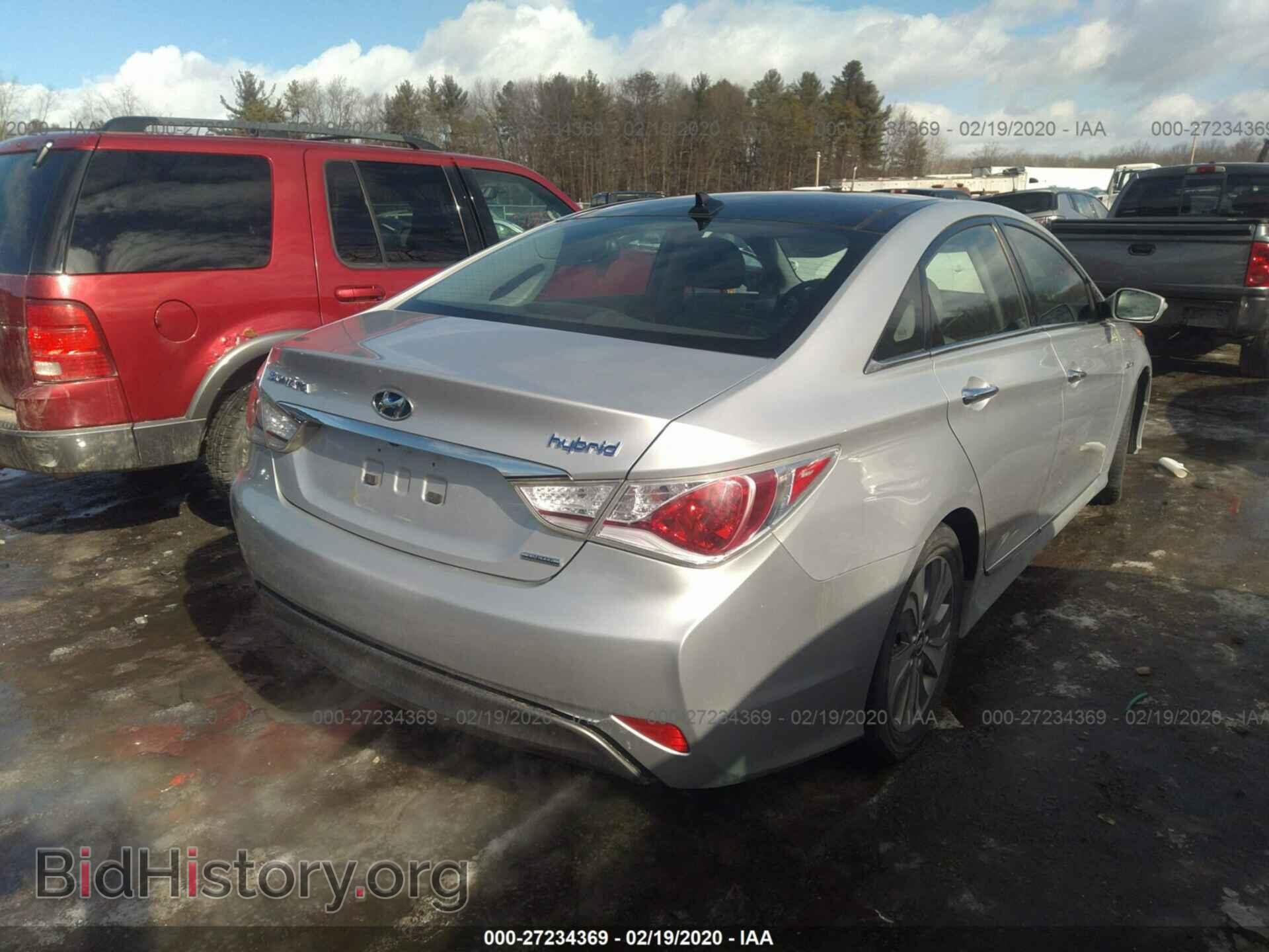 2014 HYUNDAI SONATA - VIN: KMHEC4A43EA103254 - Фото 4